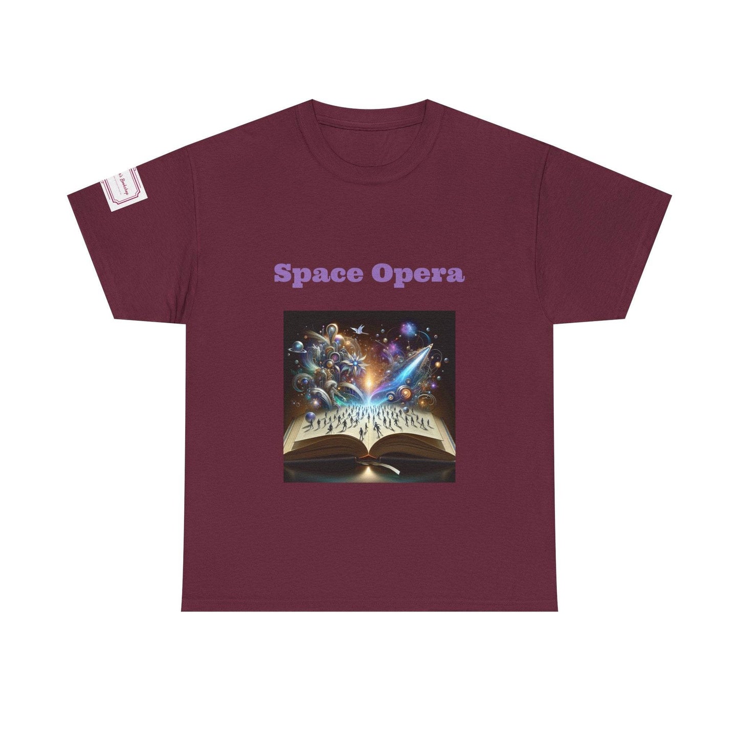 Space Opera - Graphic Unisex Heavy Cotton Tee - Sci-Fi Books - The Dreamer's Bookshop.