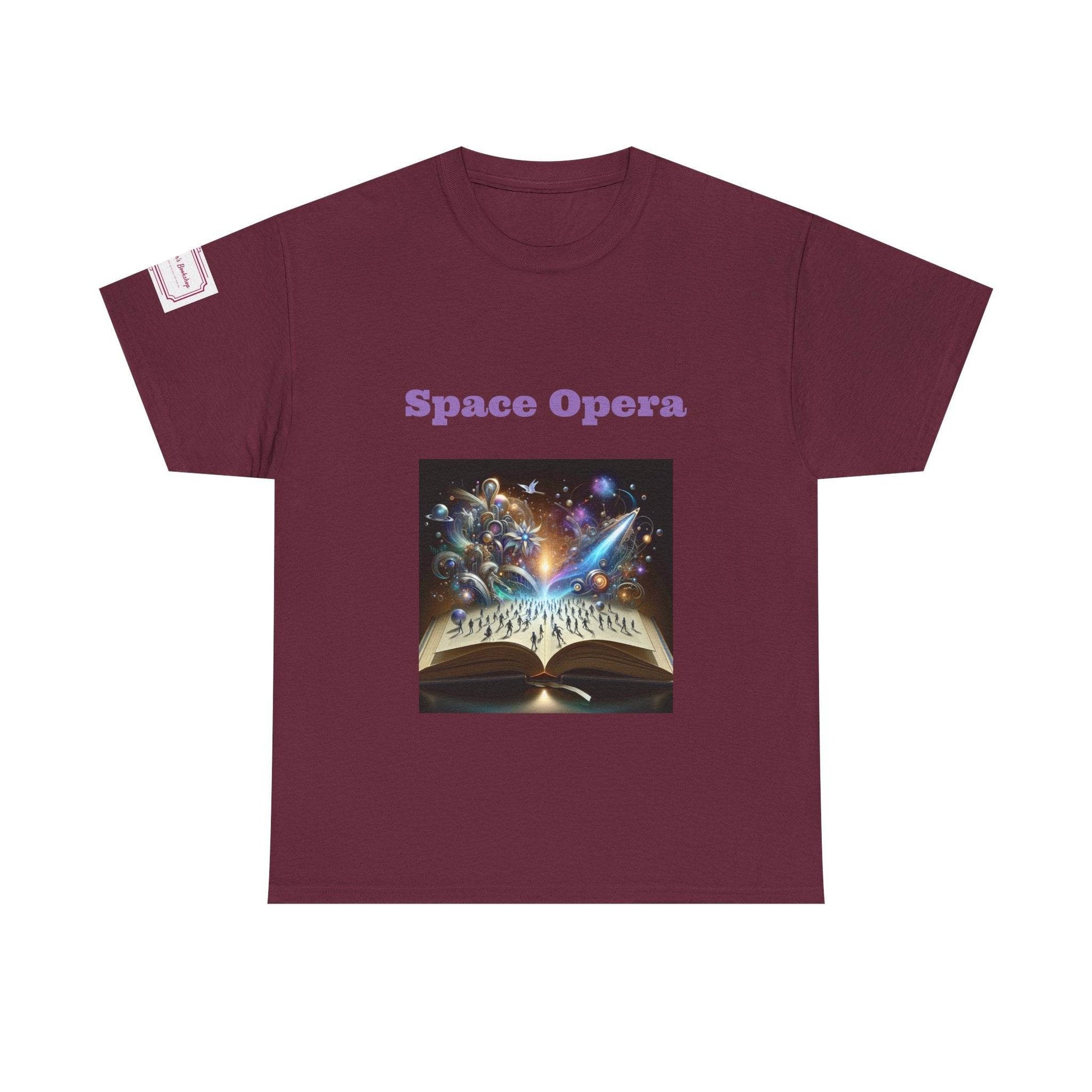 Space Opera - Graphic Unisex Heavy Cotton Tee - Sci-Fi Books - The Dreamer's Bookshop.