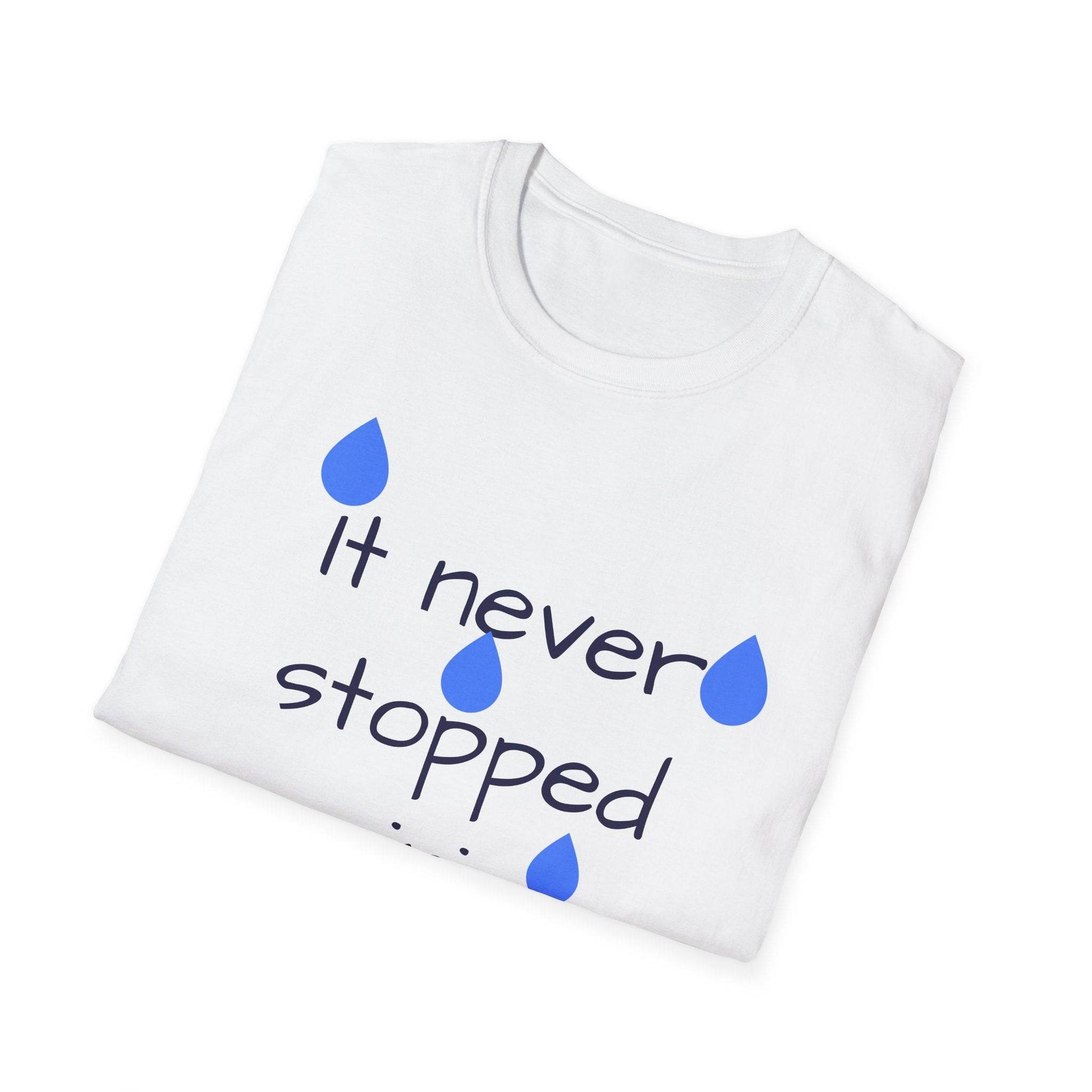 Inspirational Unisex Softstyle T-Shirt - 'Umbrella' Motivational Design - The Dreamer's Bookshop.