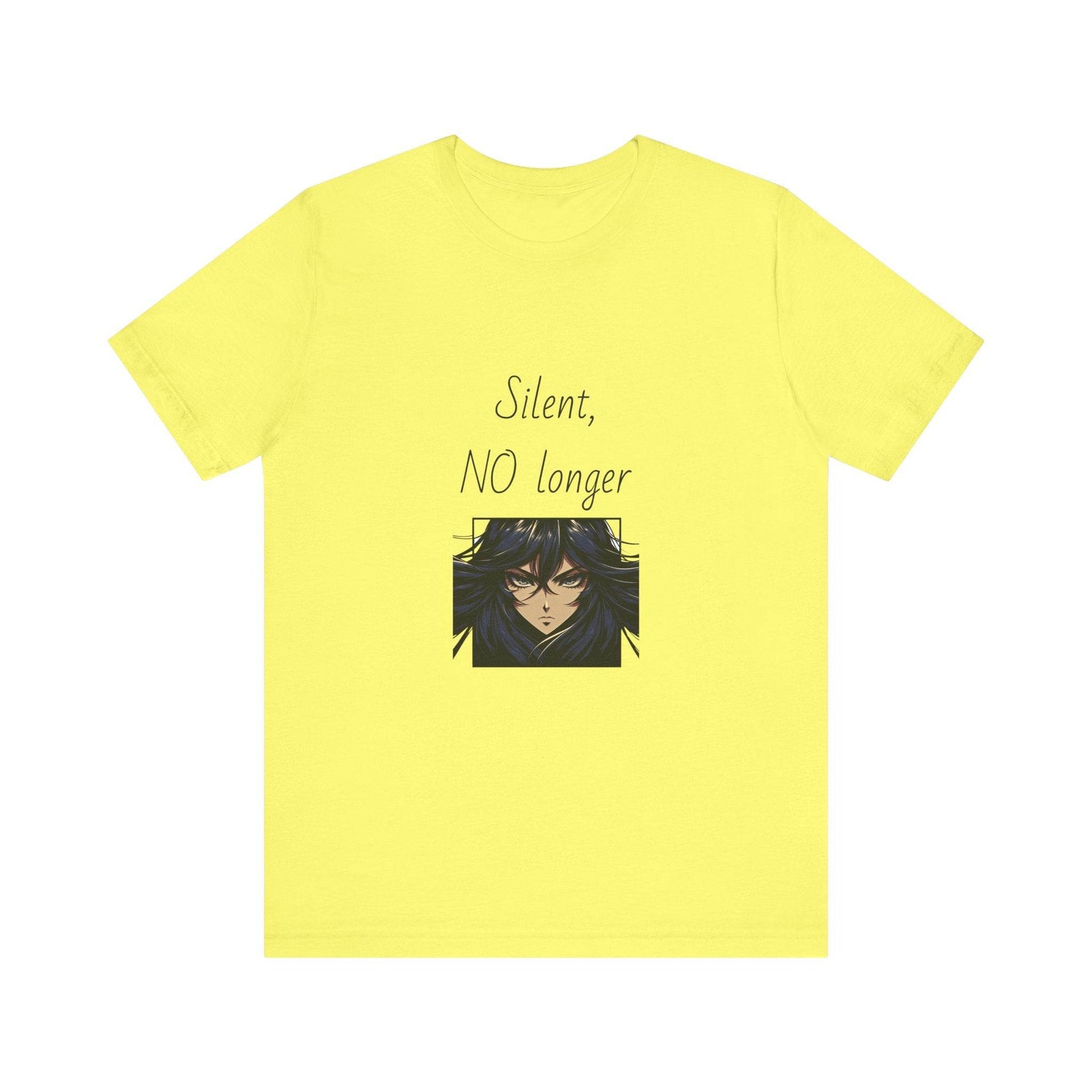 Fierce Survivor Unisex Short Sleeve Tee - Silent, NO longer - The Dreamer's Bookshop.