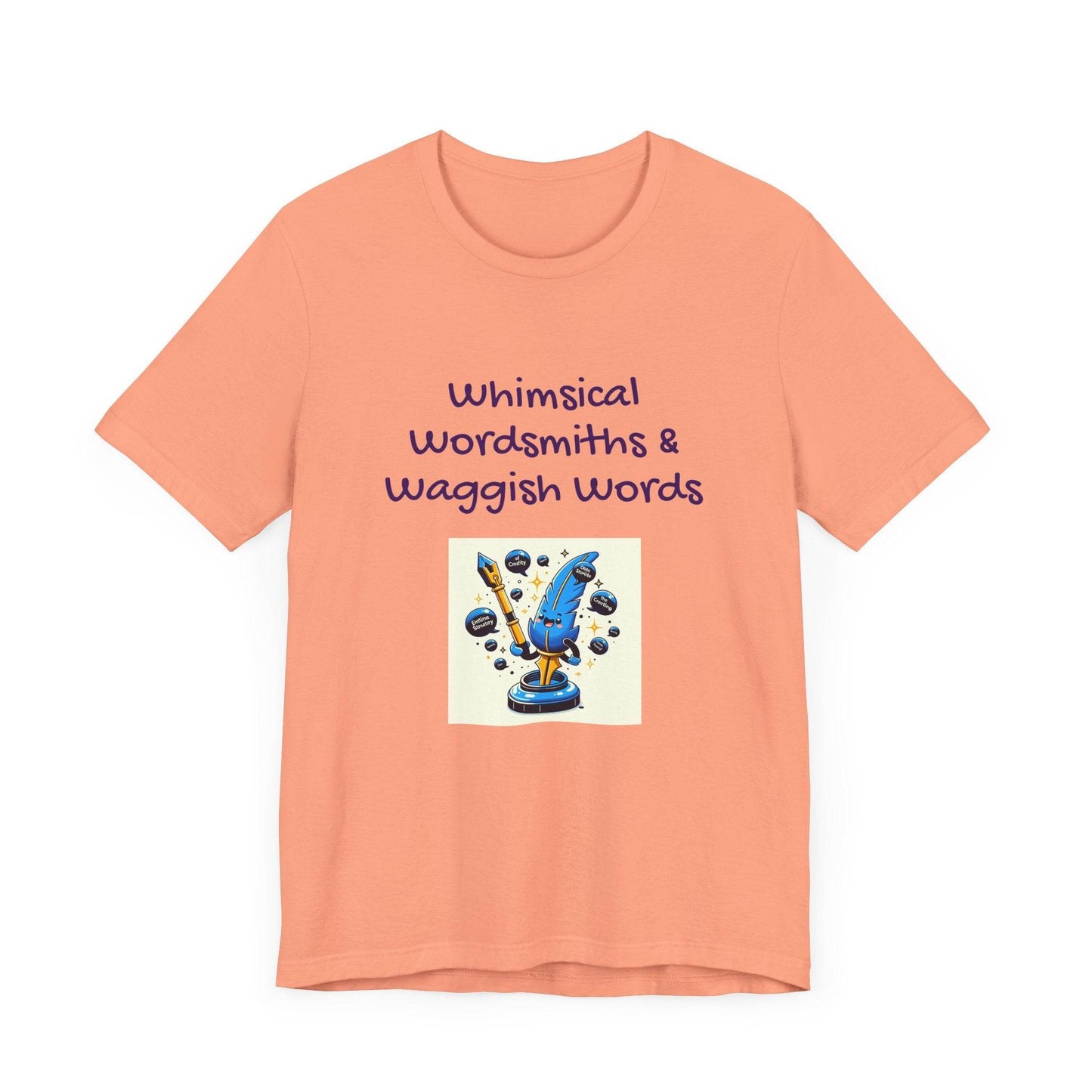 Whimsical Wordsmith Unisex Jersey Tee - Fun Graphic for Writers & Word Lovers - The Dreamer's Bookshop.