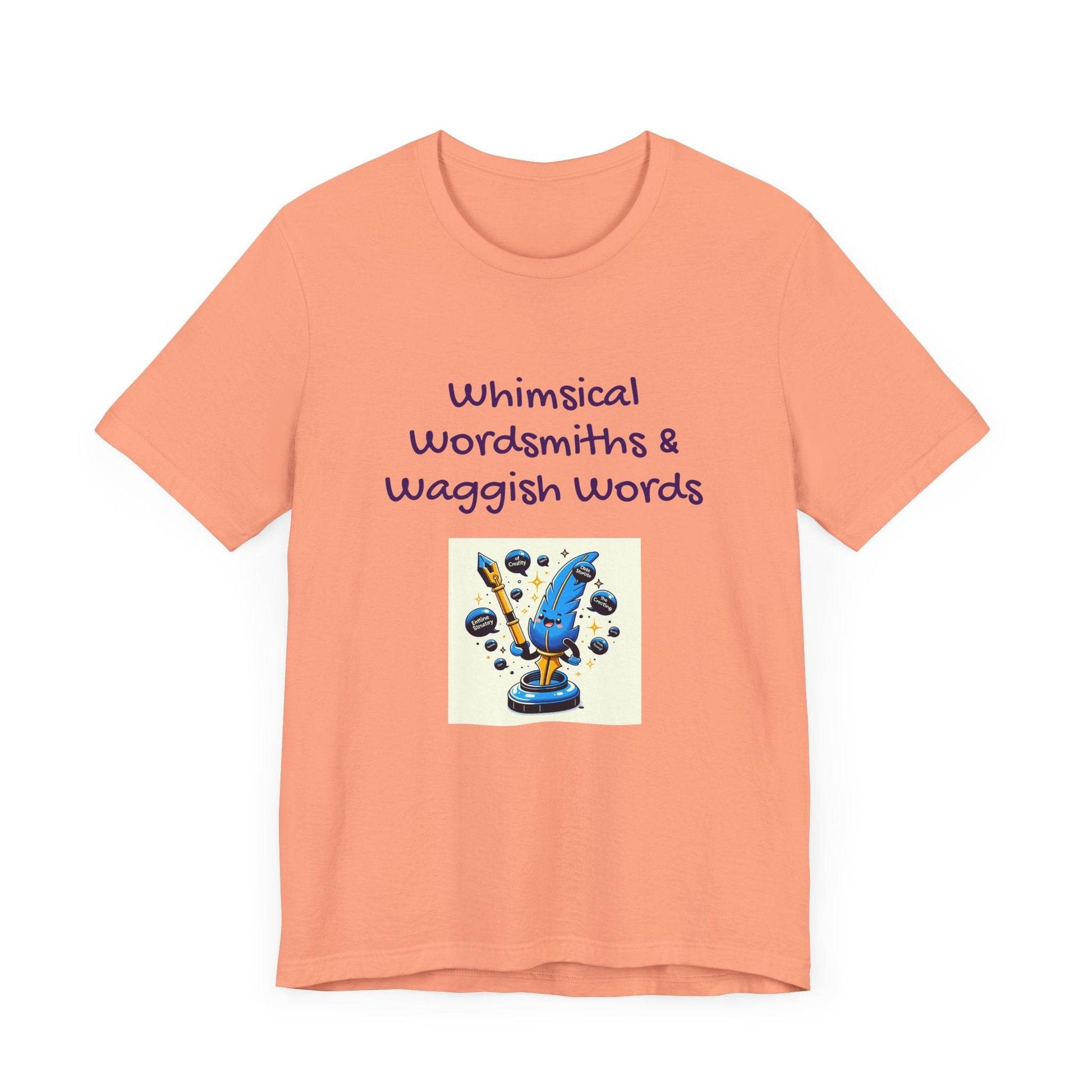Whimsical Wordsmith Unisex Jersey Tee - Fun Graphic for Writers & Word Lovers - The Dreamer's Bookshop.