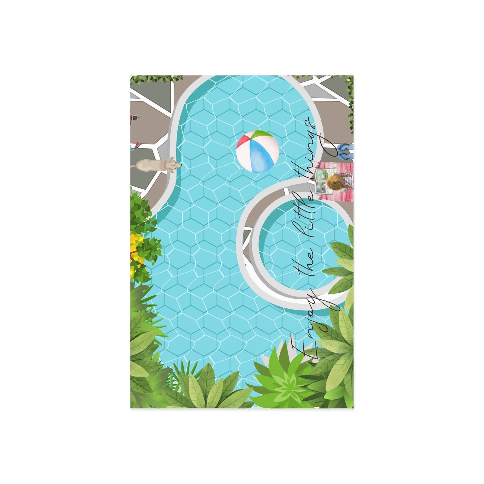 The Dreamer's Bookshop "Poolday" Enjoy the Little Things Card - The Dreamer's Bookshop.