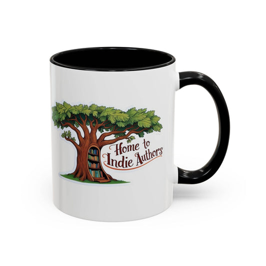 Home to Indie Authors Accent Coffee Mug - Perfect Gift for Writers & Book Lovers - The Dreamer's Bookshop.