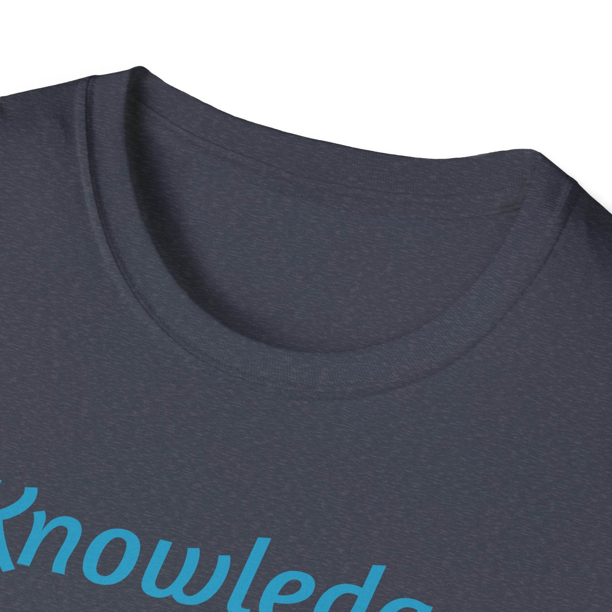 Knowledge Keeper Graphic T-Shirt - Unisex Softstyle Tee, Owl Design - Proud Reader - The Dreamer's Bookshop.