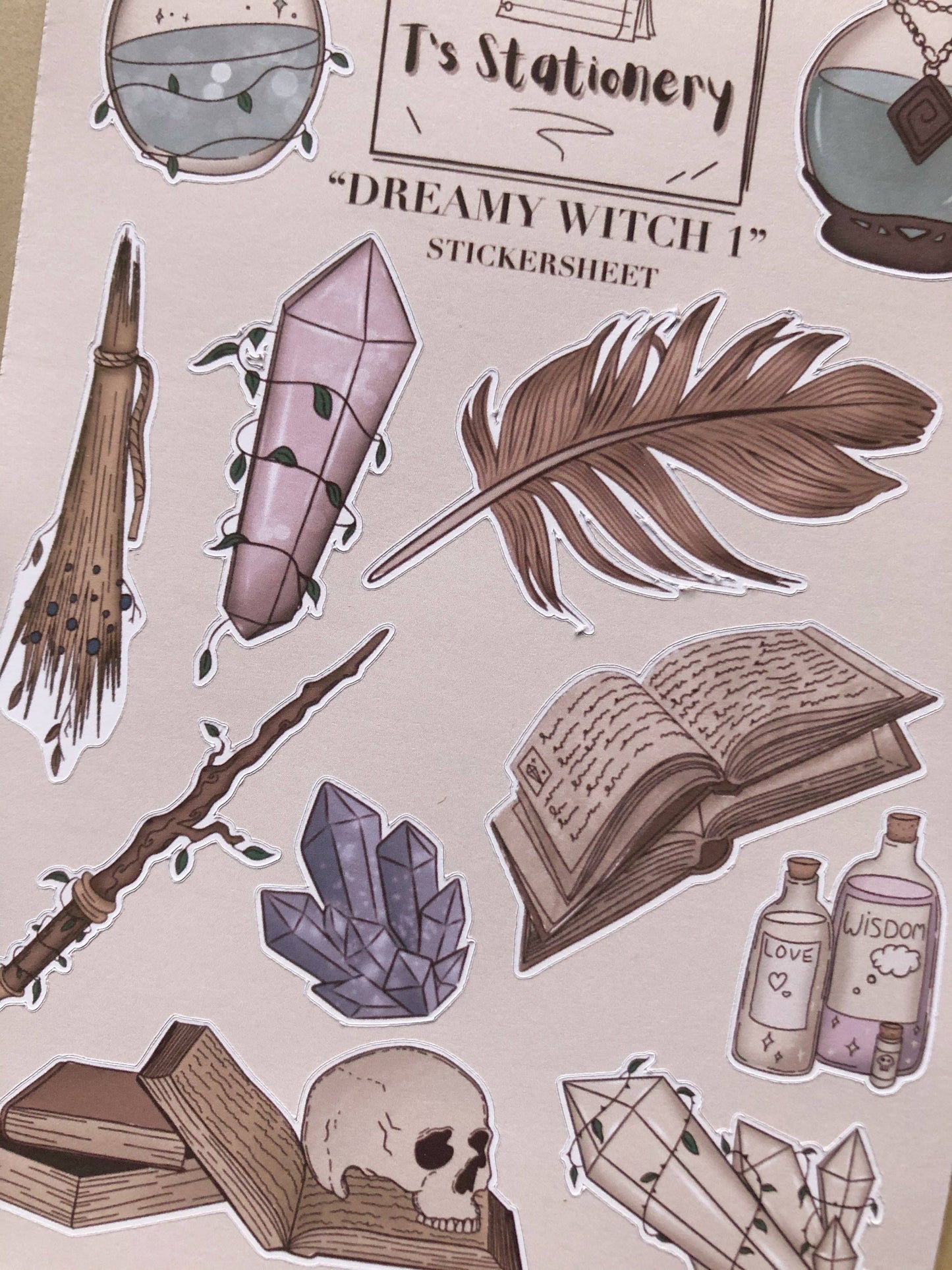 T's Stationery - „Dromerige heks 1" - The Dreamer's Bookshop.