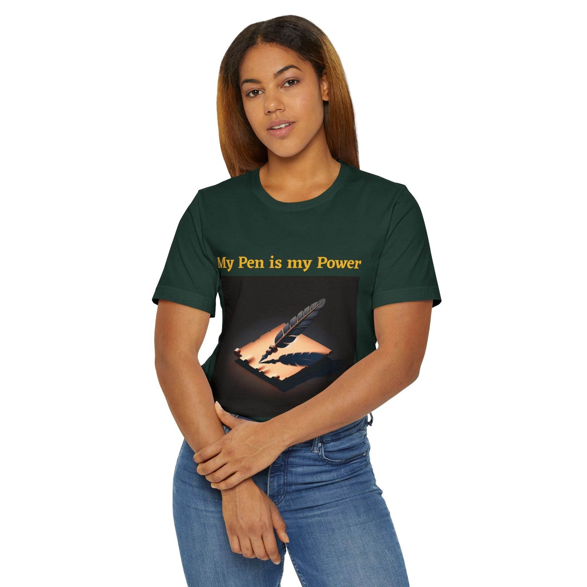 Unisex Jersey T-Shirt - My Pen Vibe - The Dreamer's Bookshop.