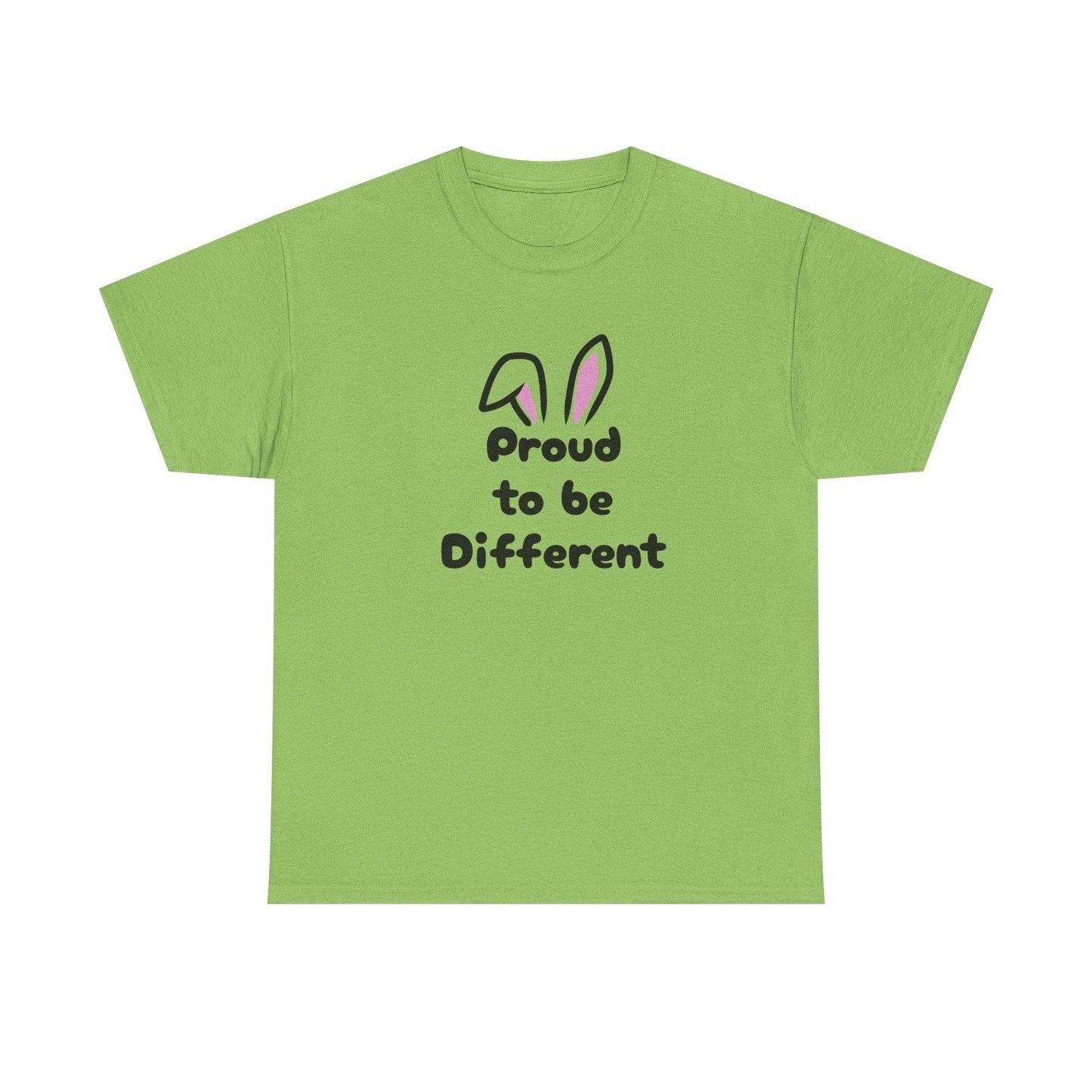 Proud to be Different Unisex Heavy Cotton Tee - Celebrate Individuality & Self-Expression - The Dreamer's Bookshop.