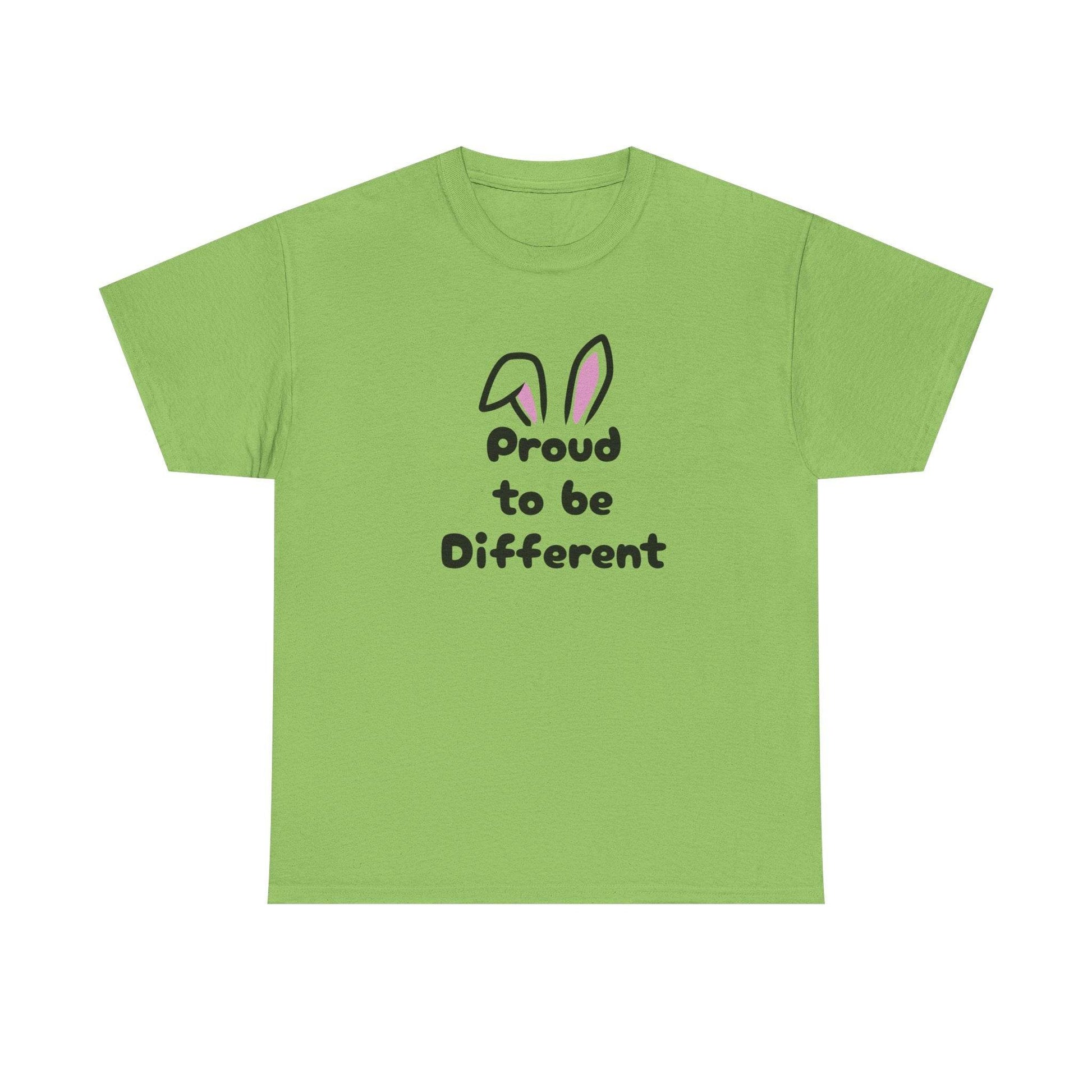 Proud to be Different Unisex Heavy Cotton Tee - Celebrate Individuality & Self-Expression - The Dreamer's Bookshop.