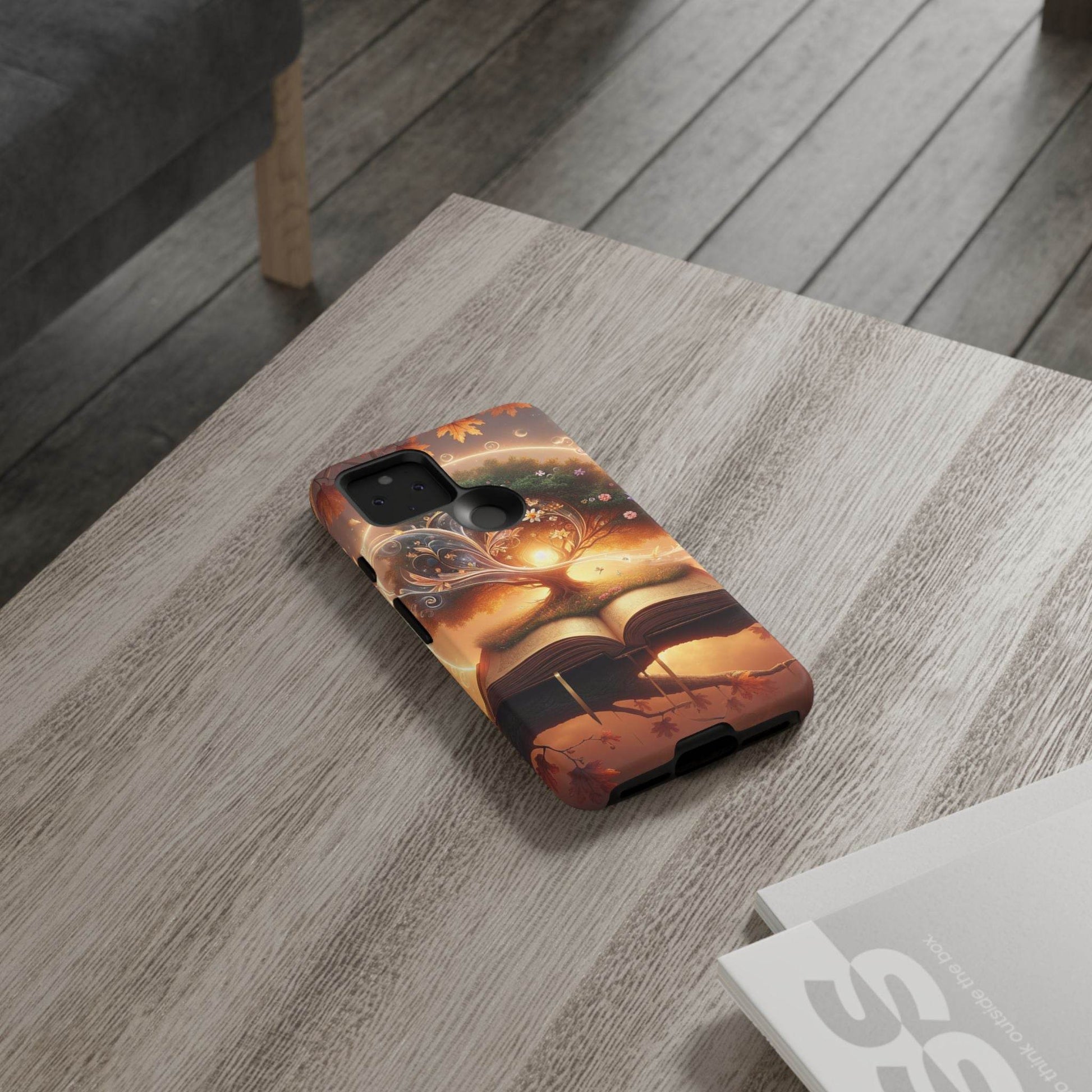 Google & Samsung - Artistic Phone Case with BookishTree Design - Tough Cases - The Dreamer's Bookshop.