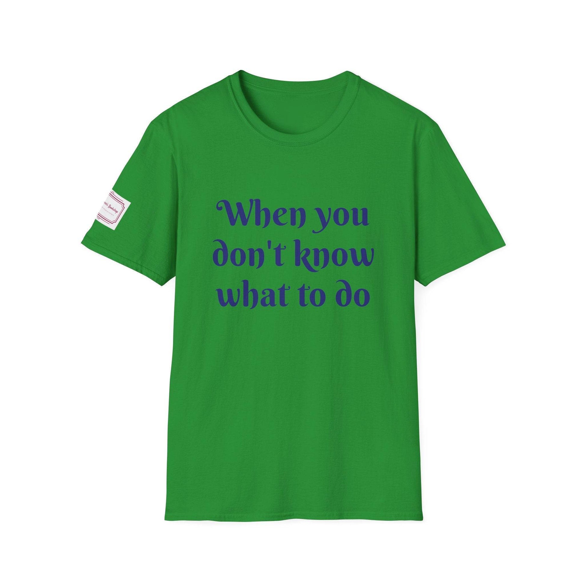 Inspirational Unisex Softstyle T-Shirt - 'Just Breathe' Motivational Design - The Dreamer's Bookshop.