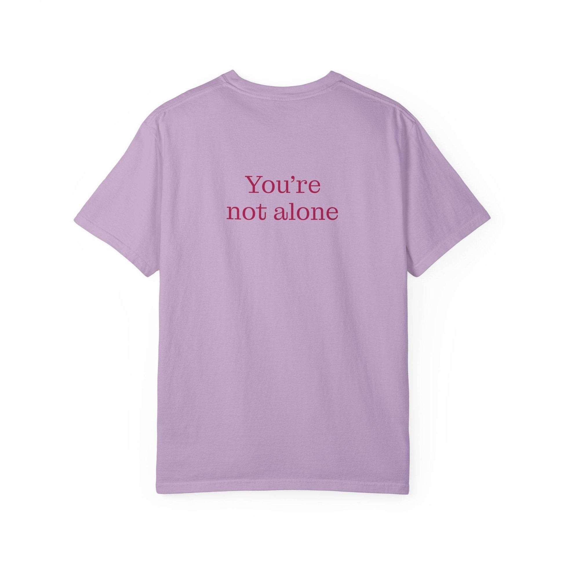 Cancer Survivor Unisex Garment-Dyed T-shirt - Inspirational Motivational Tee - The Dreamer's Bookshop.