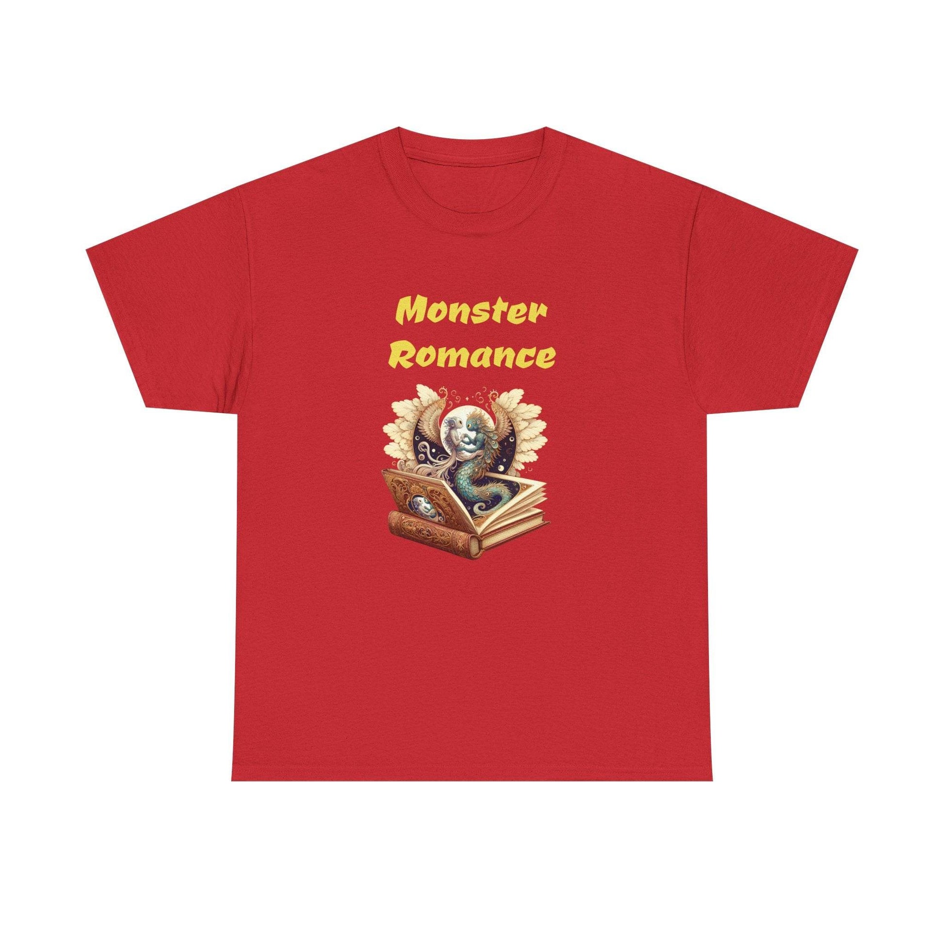 Fantasy - Graphic Tee - Unisex Heavy Cotton T-Shirt Monster Romance Books - The Dreamer's Bookshop.
