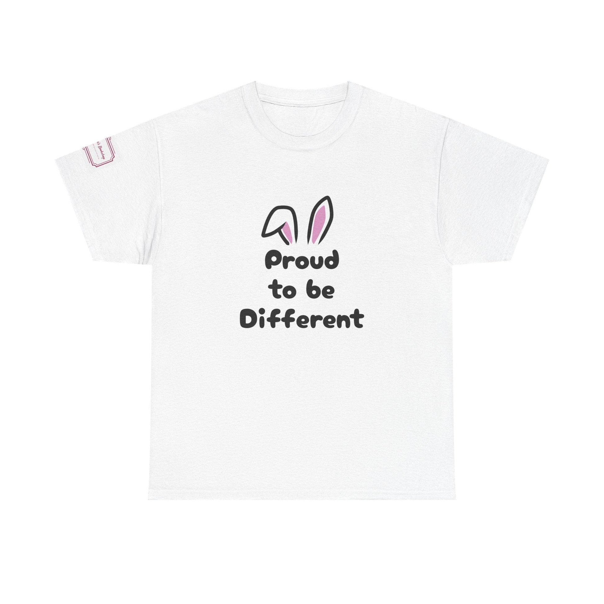 Proud to Be Different Unisex Heavy Cotton Tee – Celebrate Uniqueness - The Dreamer's Bookshop.
