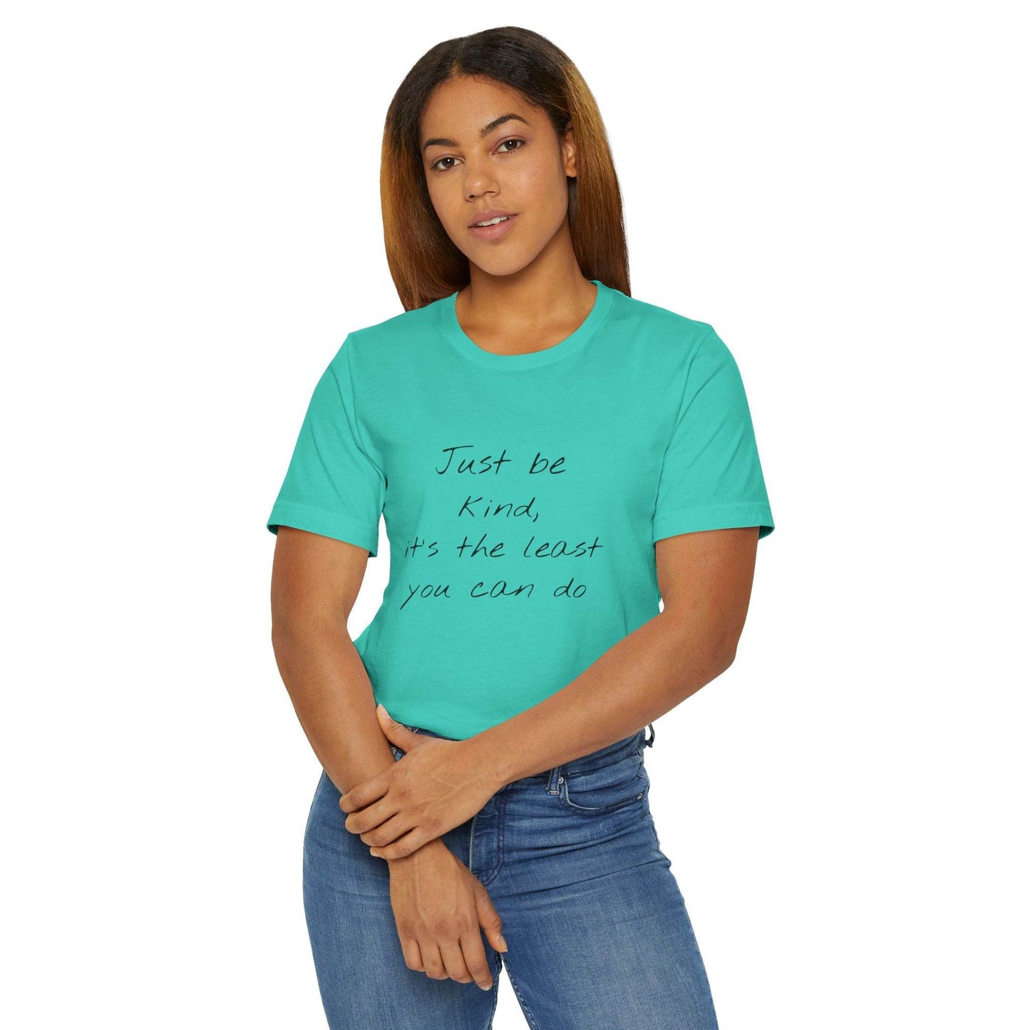 Inspirational Unisex Jersey T-Shirt - Be Kind Vibe - The Dreamer's Bookshop.