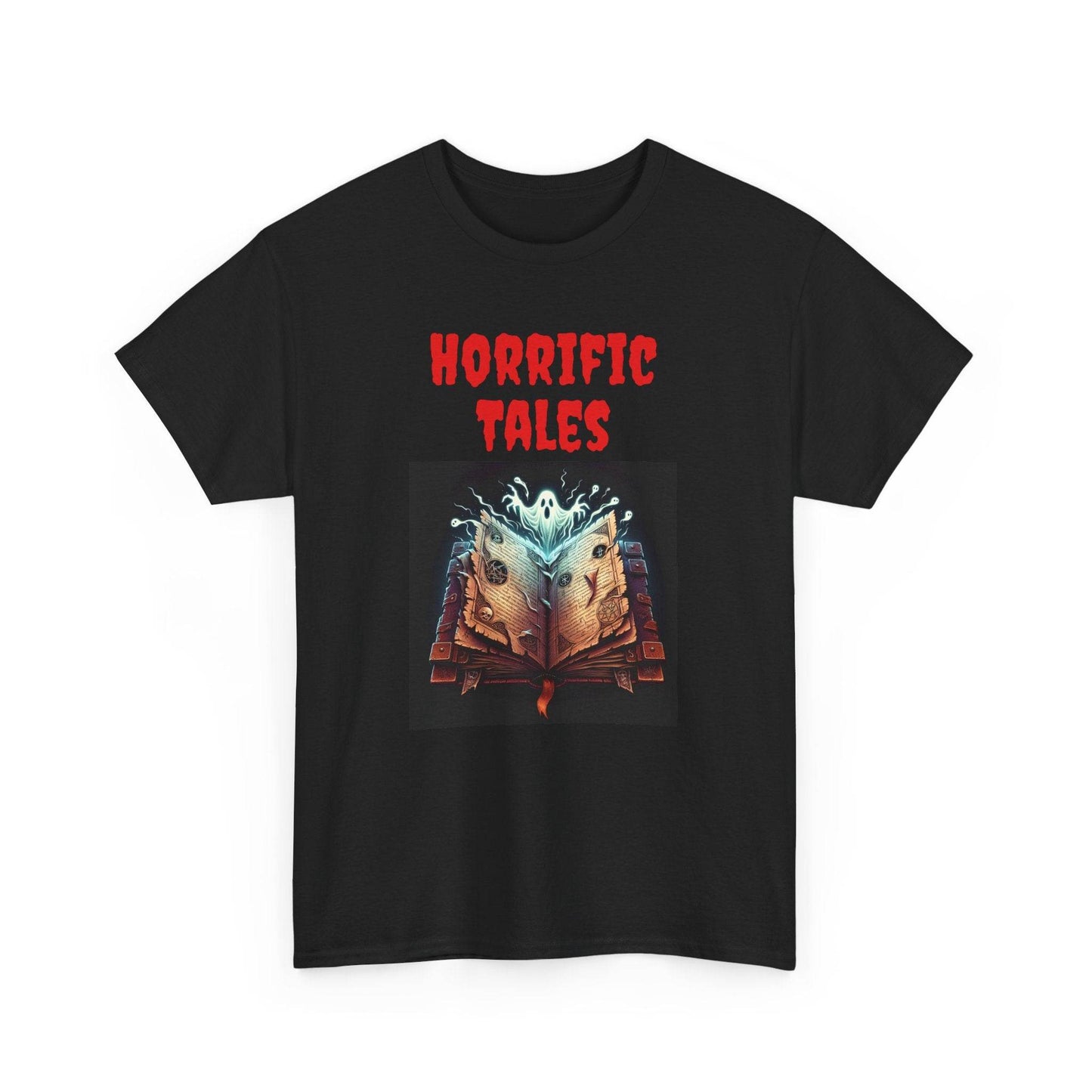 Horrific Tales - A Unisex Heavy Cotton Tee - Perfect Gift for Book Lovers - The Dreamer's Bookshop.
