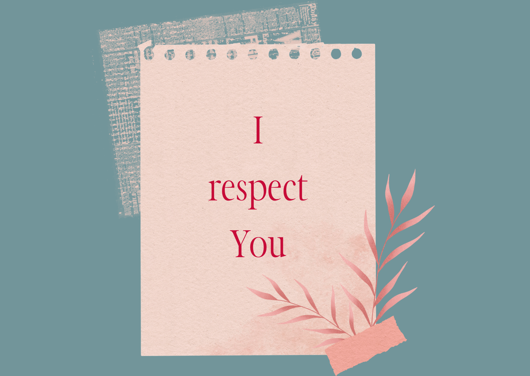 The Dreamer's Bookshop "Respect" Appreciation Card - The Dreamer's Bookshop.