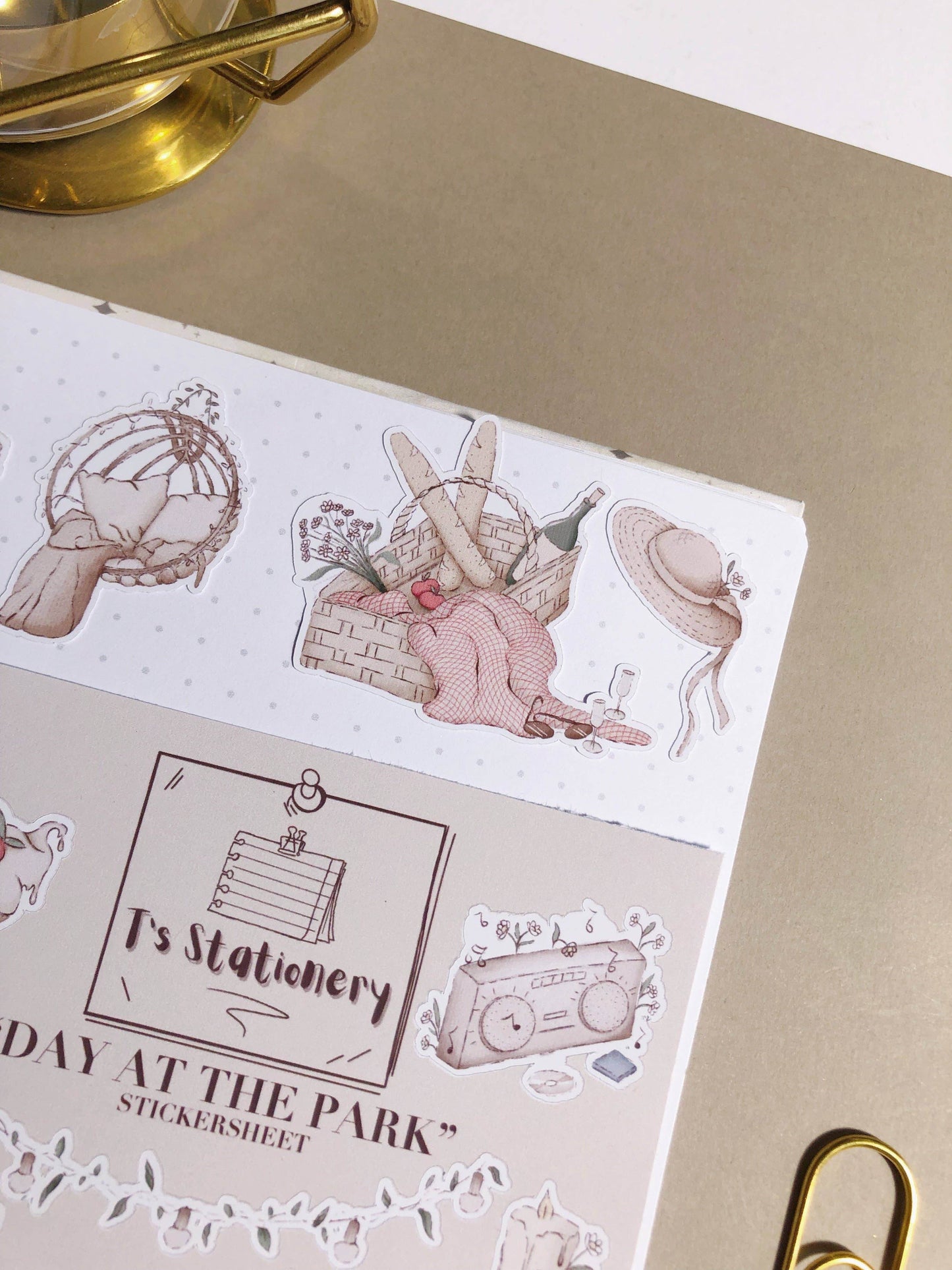 T's Stationery - „Dag in het park” - The Dreamer's Bookshop.