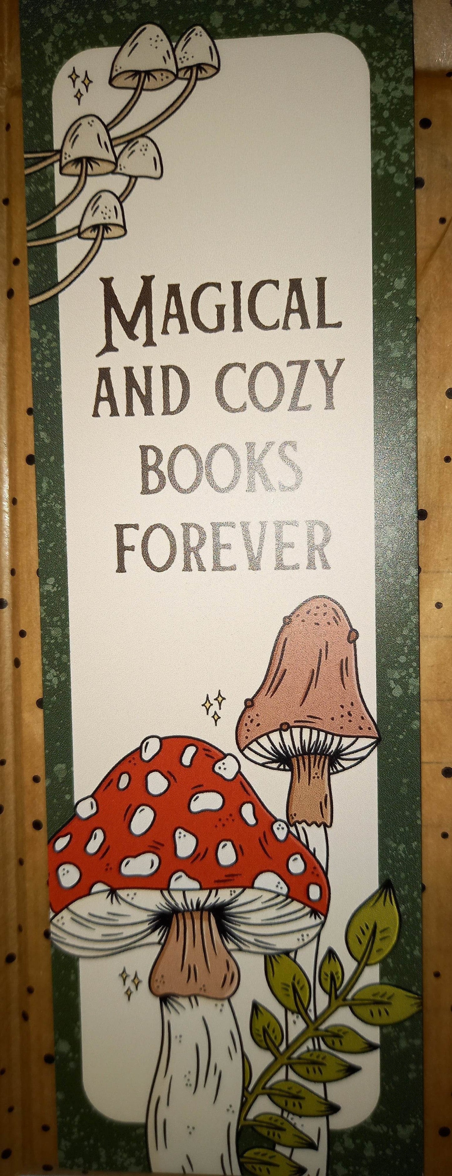 Basically Britt - Woodland Bookmark - Forest Toadstool Nature Butterfly Books - The Dreamer's Bookshop.