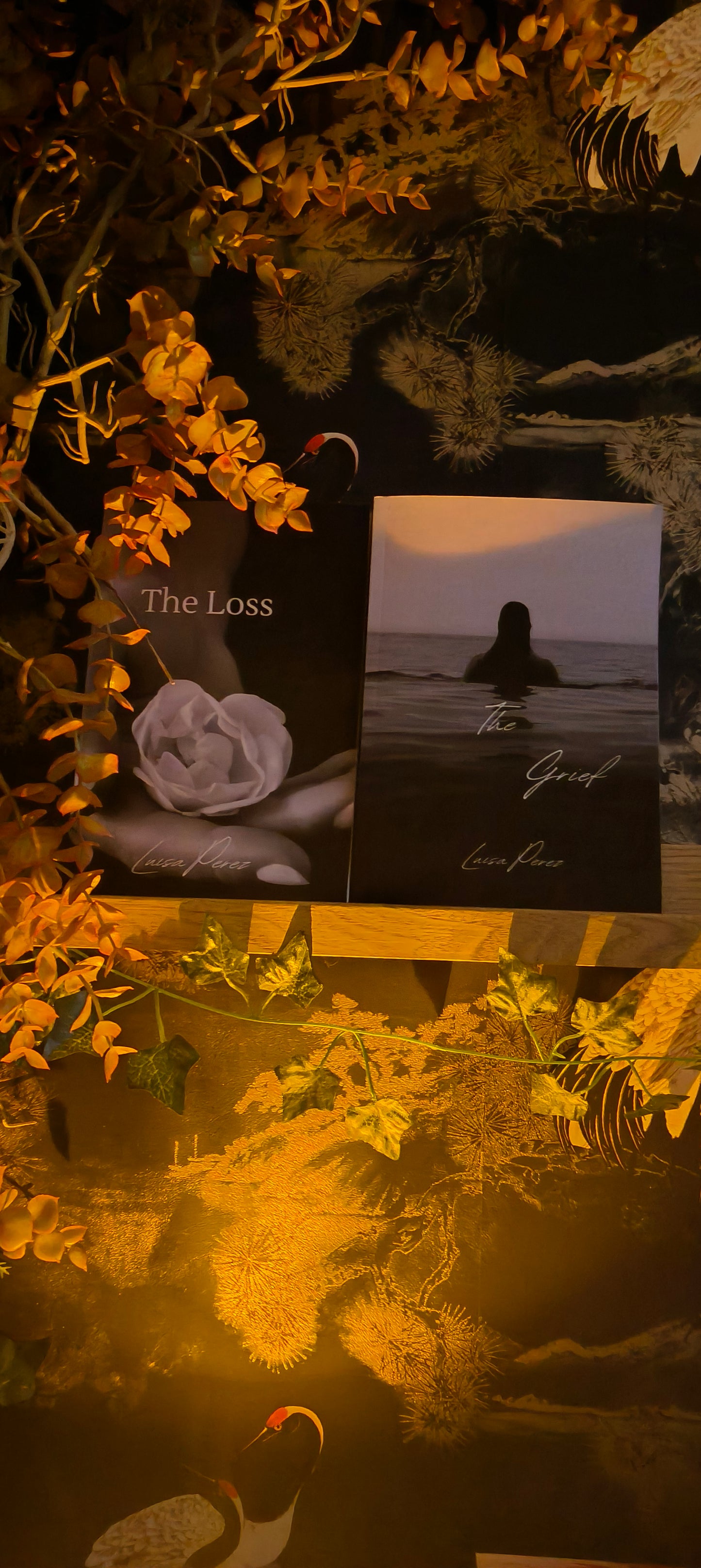 Two books: The Loss; The Grief.