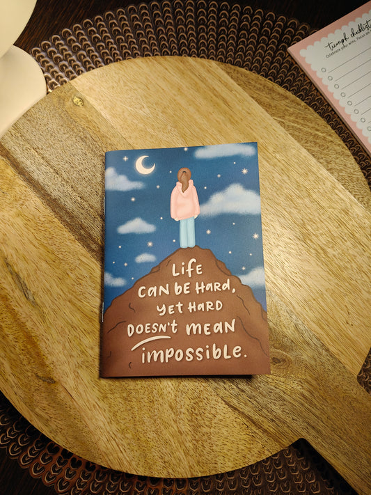 The Dreamer's Bookshop "Softcover Journal" Life Can be Hard - The Dreamer's Bookshop.