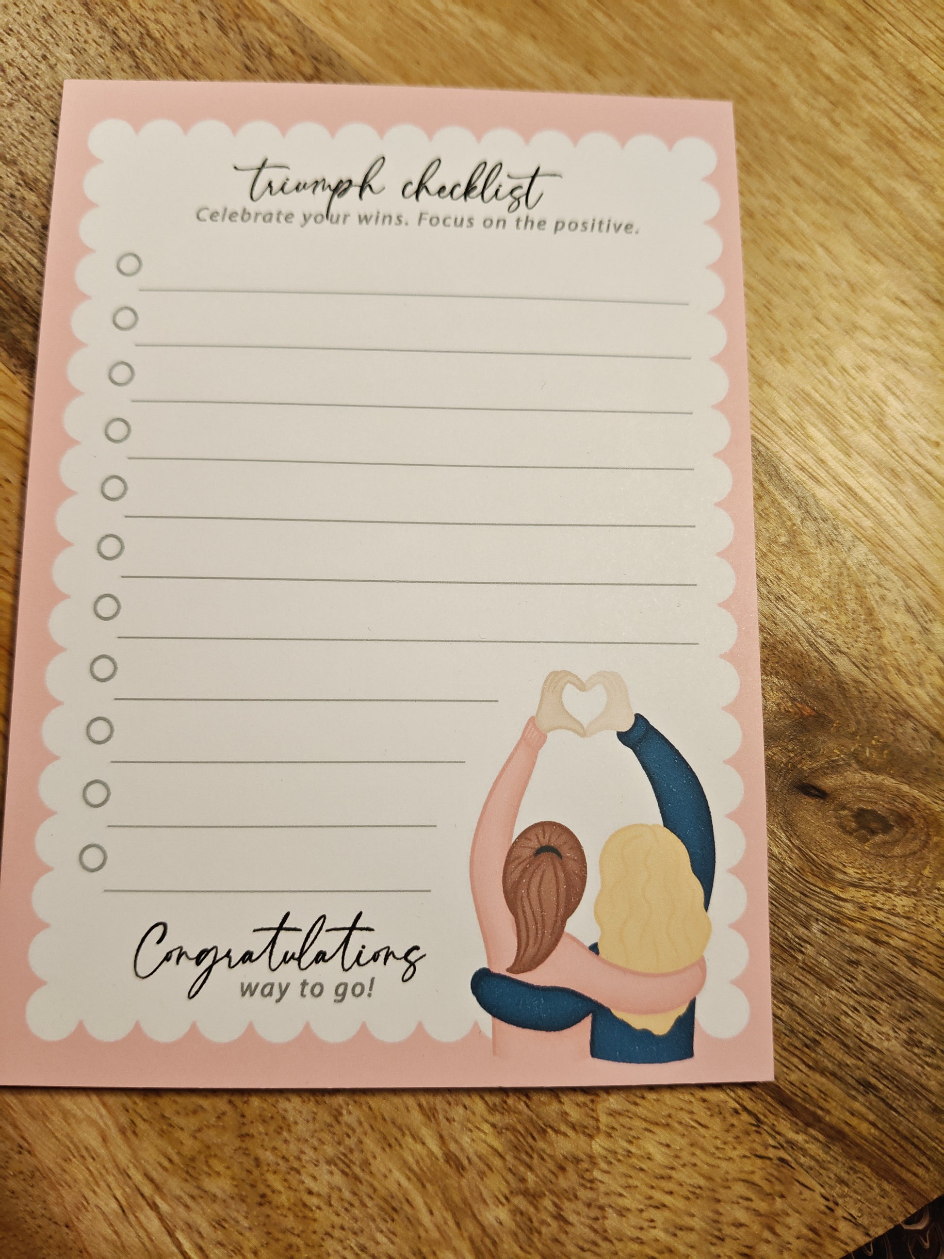 The Dreamer's Bookshop "Notepad" Celebrate Your Wins - The Dreamer's Bookshop.