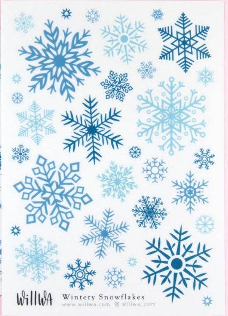 Willwa - Wintery Snowflakes - The Dreamer's Bookshop.