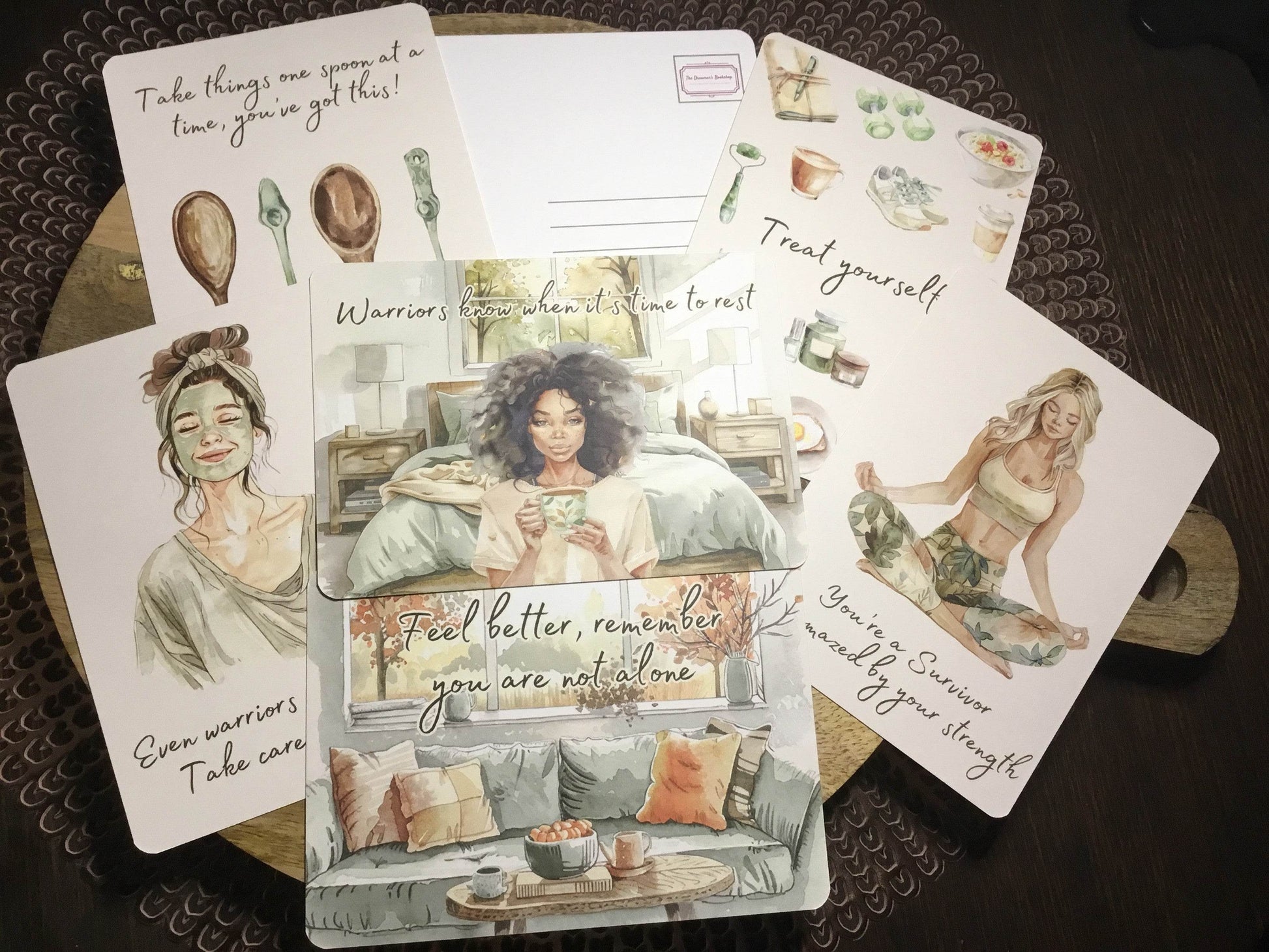 The Dreamer's Bookshop Chronic Illness "Feel Better" Art Print Card - The Dreamer's Bookshop.