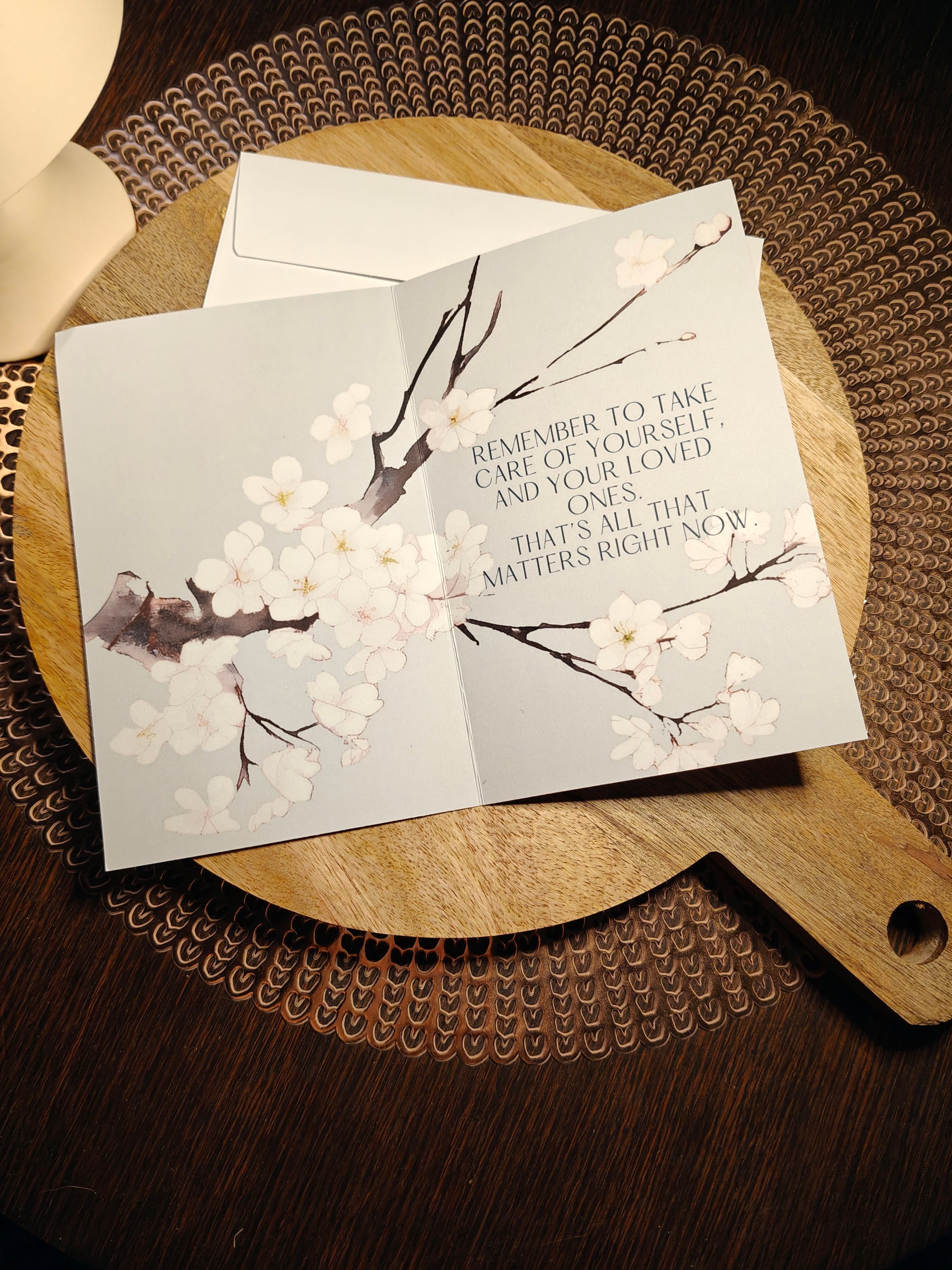 The Dreamer's Bookshop "In Times of Sorrow" Sympathy Card - The Dreamer's Bookshop.
