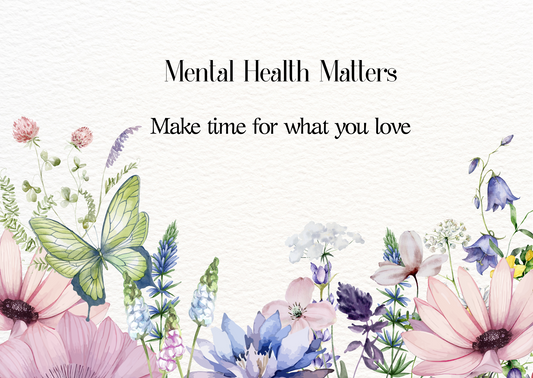 The Dreamer's Bookshop "What you Love" Mental Health Matters Card - The Dreamer's Bookshop.