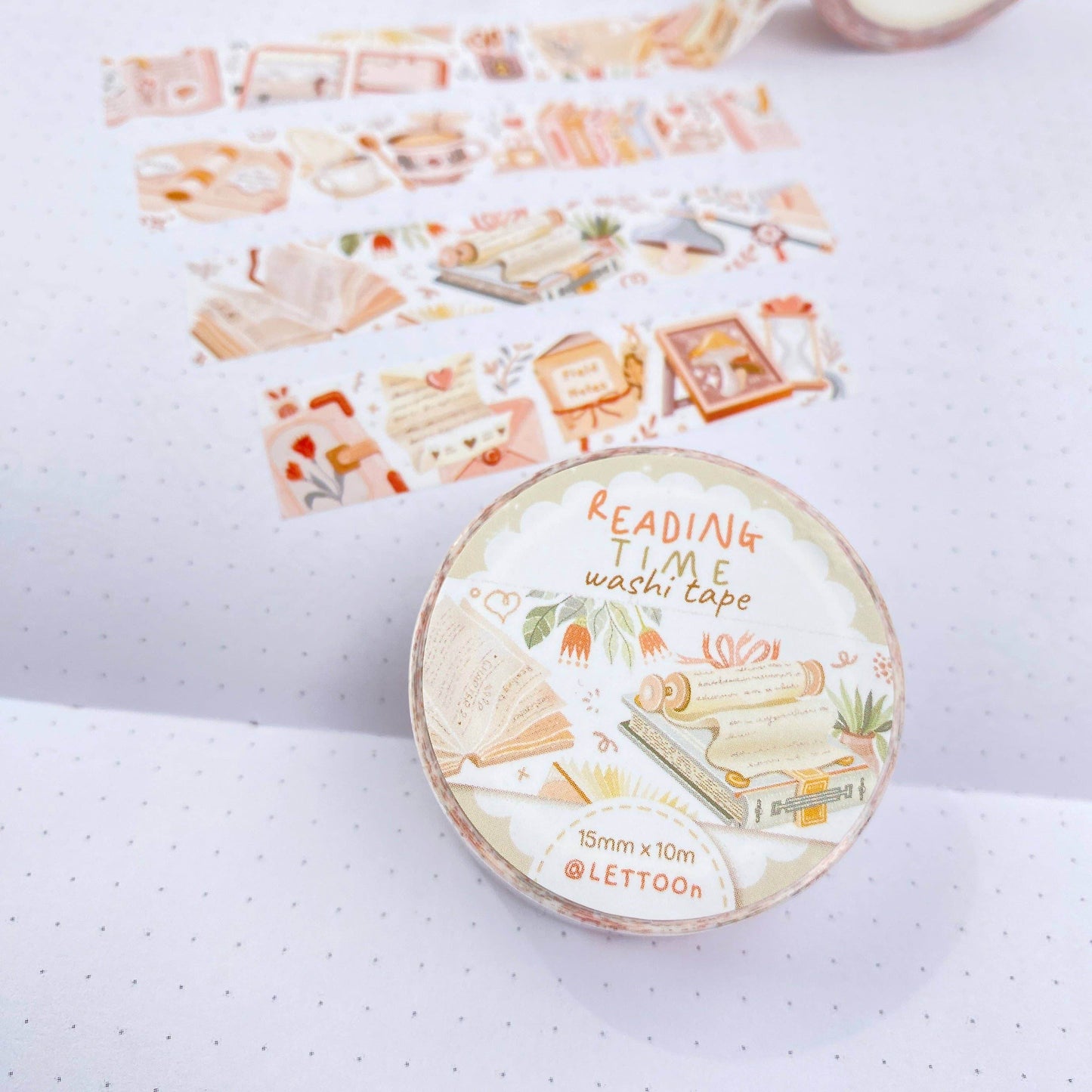 LETTOOn - Washi Tape - Leestijd - The Dreamer's Bookshop.