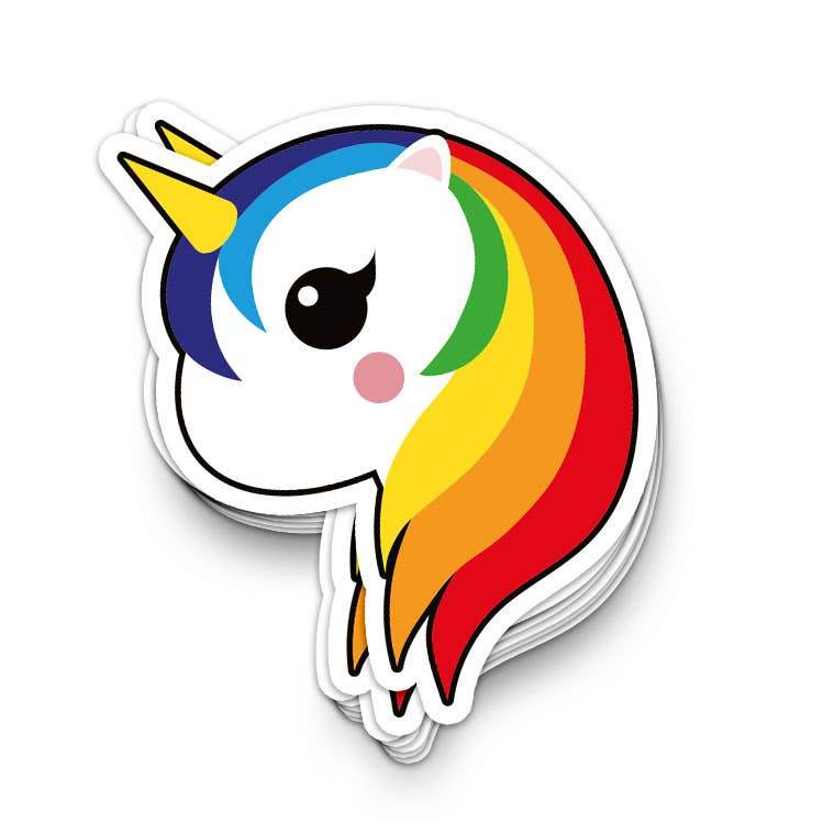 Studio Inktvis - Sticker Unicorn - The Dreamer's Bookshop.
