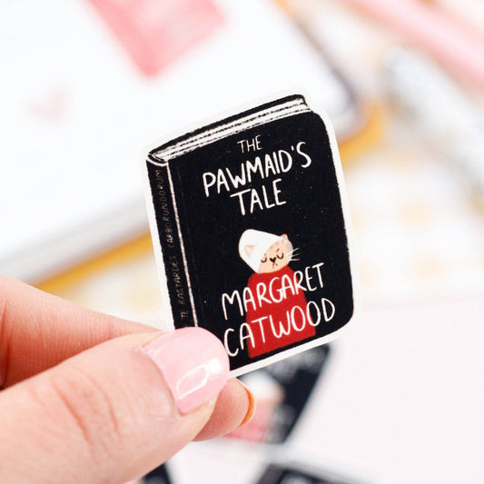 My Sweet Paper Card - Pawmaid's Tale - Boeksticker voor katten - The Dreamer's Bookshop.