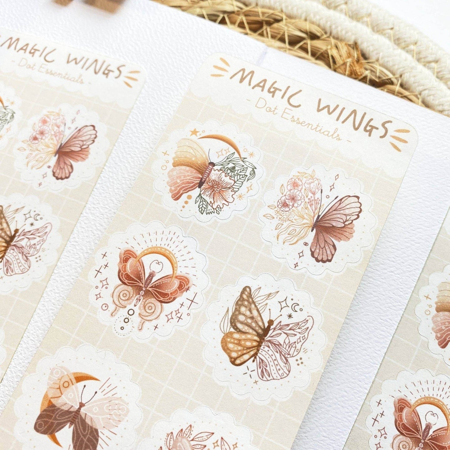 LETTOOn - Stickervel - Magic Wings - The Dreamer's Bookshop.