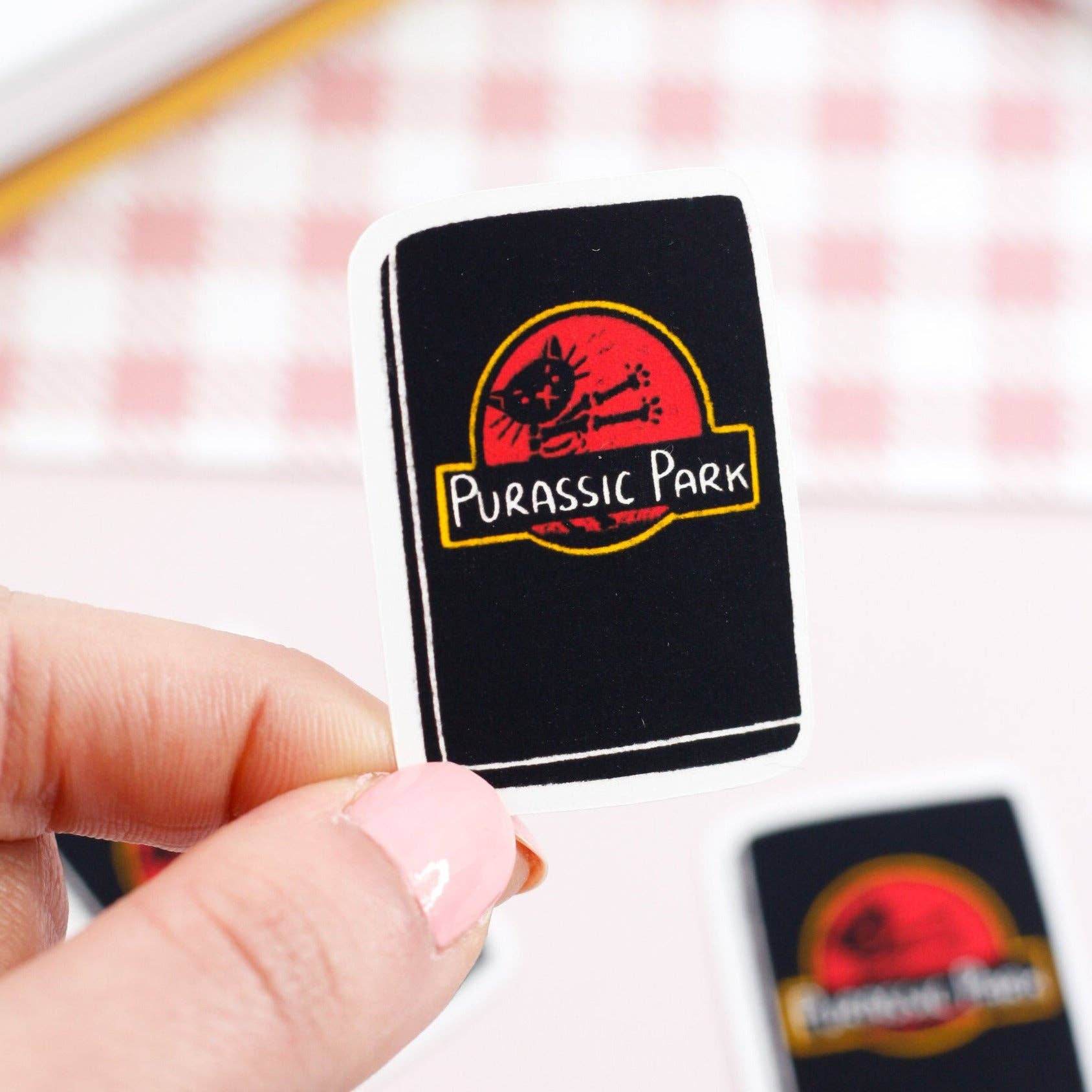 My Sweet Paper Card - Purassic Park - Kattensticker - The Dreamer's Bookshop.