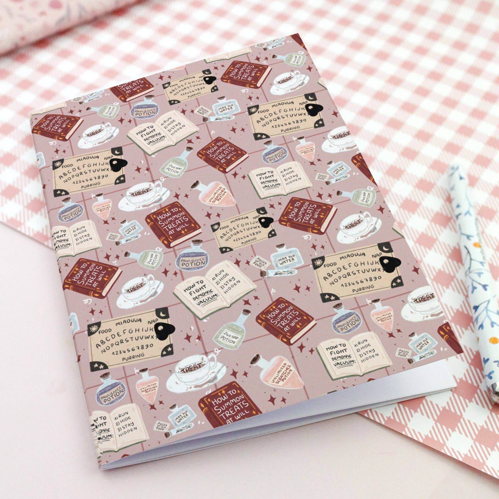 My Sweet Paper Card - Cat Magic Notitieboek - Notitieboek voor Halloween - The Dreamer's Bookshop.