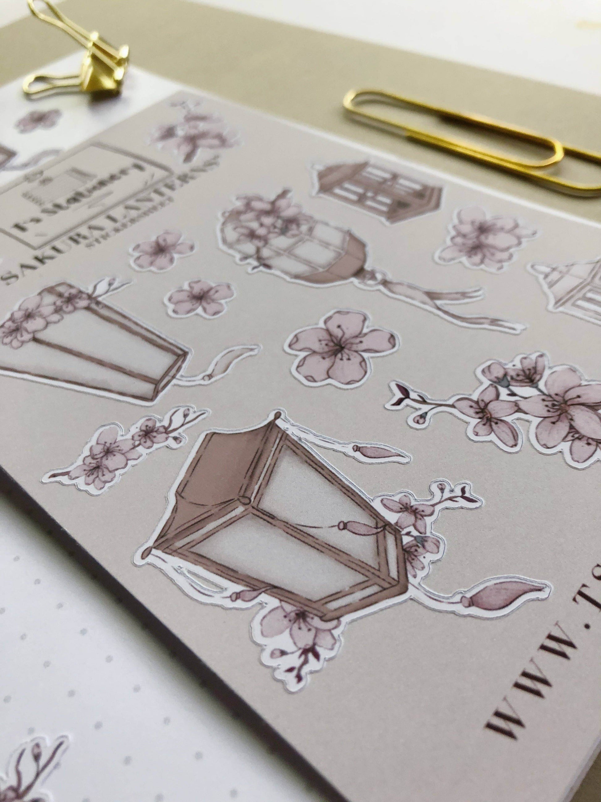 T's Stationery - „Sakura-lantaarns” - The Dreamer's Bookshop.