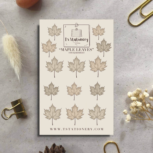 T's Stationery - „Esdoornbladeren” - The Dreamer's Bookshop.
