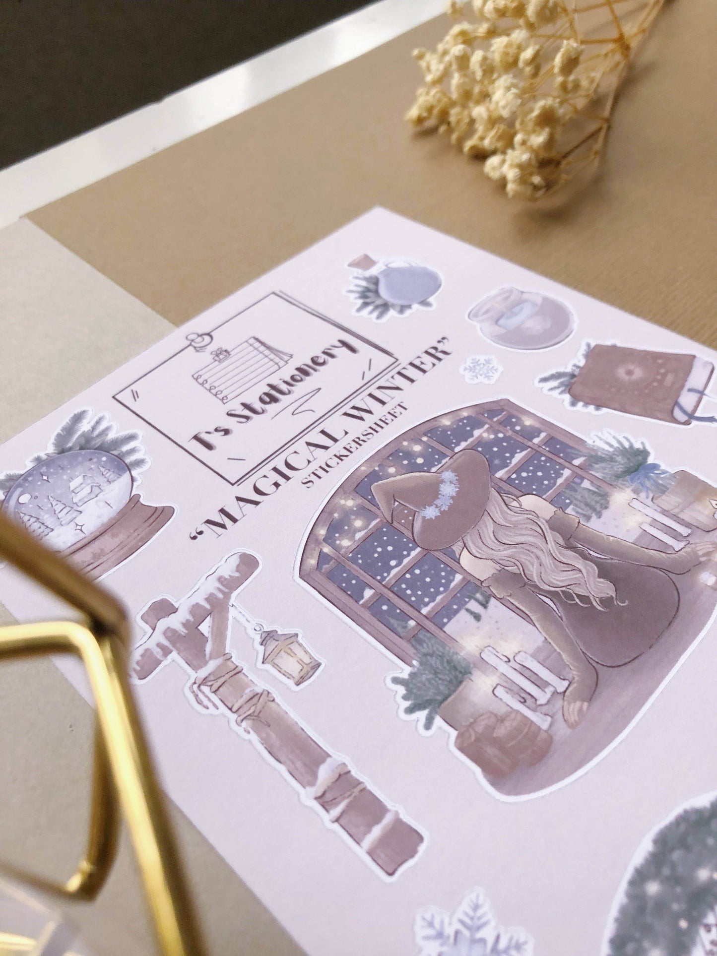 T's Stationery - „Magische winter” - The Dreamer's Bookshop.