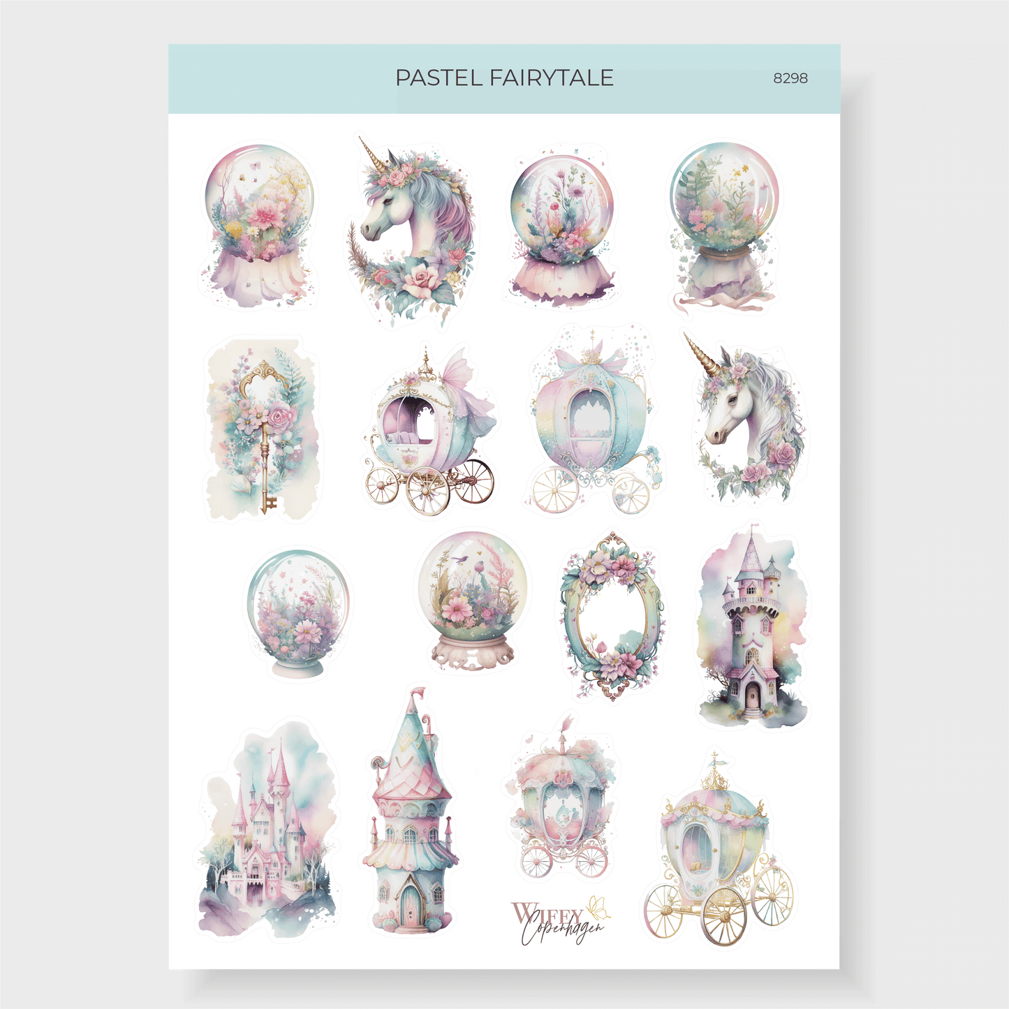 Plan & Plot Studio - Pastel Fairytale | Stickers - The Dreamer's Bookshop.