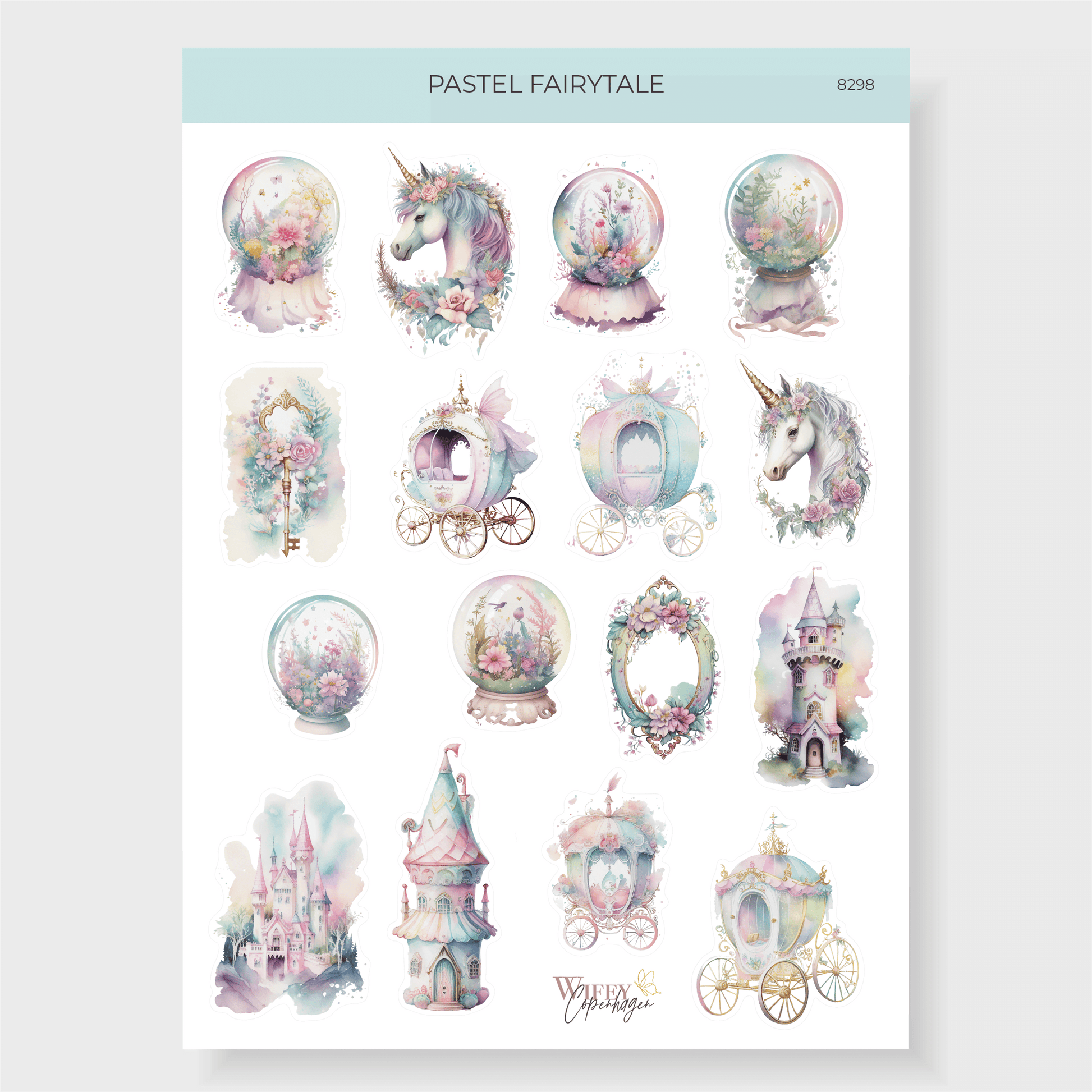 Plan & Plot Studio - Pastel Fairytale | Stickers - The Dreamer's Bookshop.