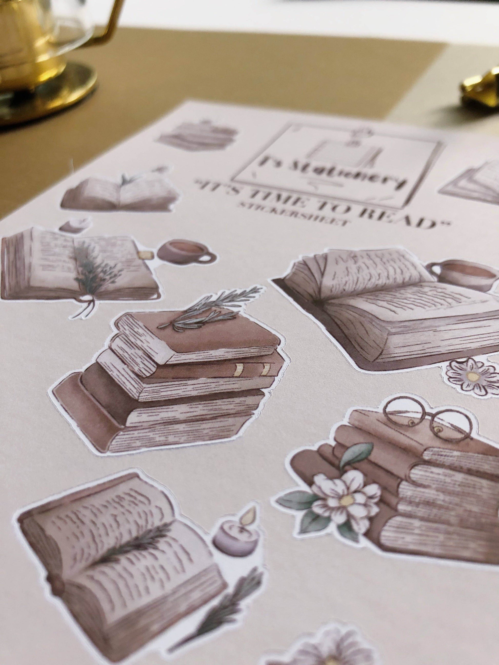T's Stationery - „Het is tijd om te lezen” - The Dreamer's Bookshop.