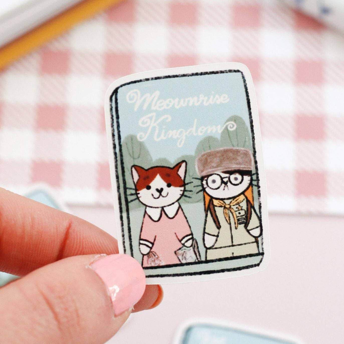 My Sweet Paper Card - Meownrise Kingdom - Kattensticker - The Dreamer's Bookshop.