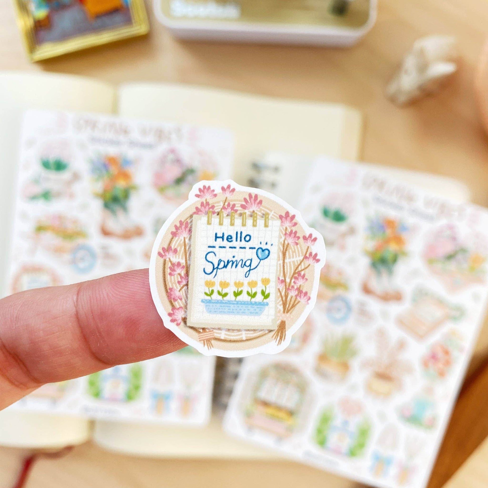LETTOOn - Stickervel - Lentevibes - The Dreamer's Bookshop.