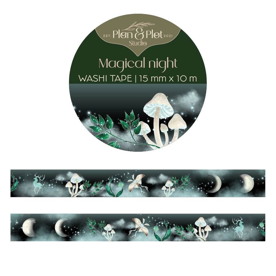 Plan & Plot Studio - Magische avond | Washi tape - The Dreamer's Bookshop.