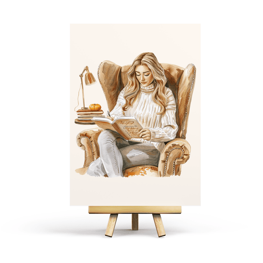 Penpaling Paula - Boho Fall - Ansichtkaart - The Dreamer's Bookshop.