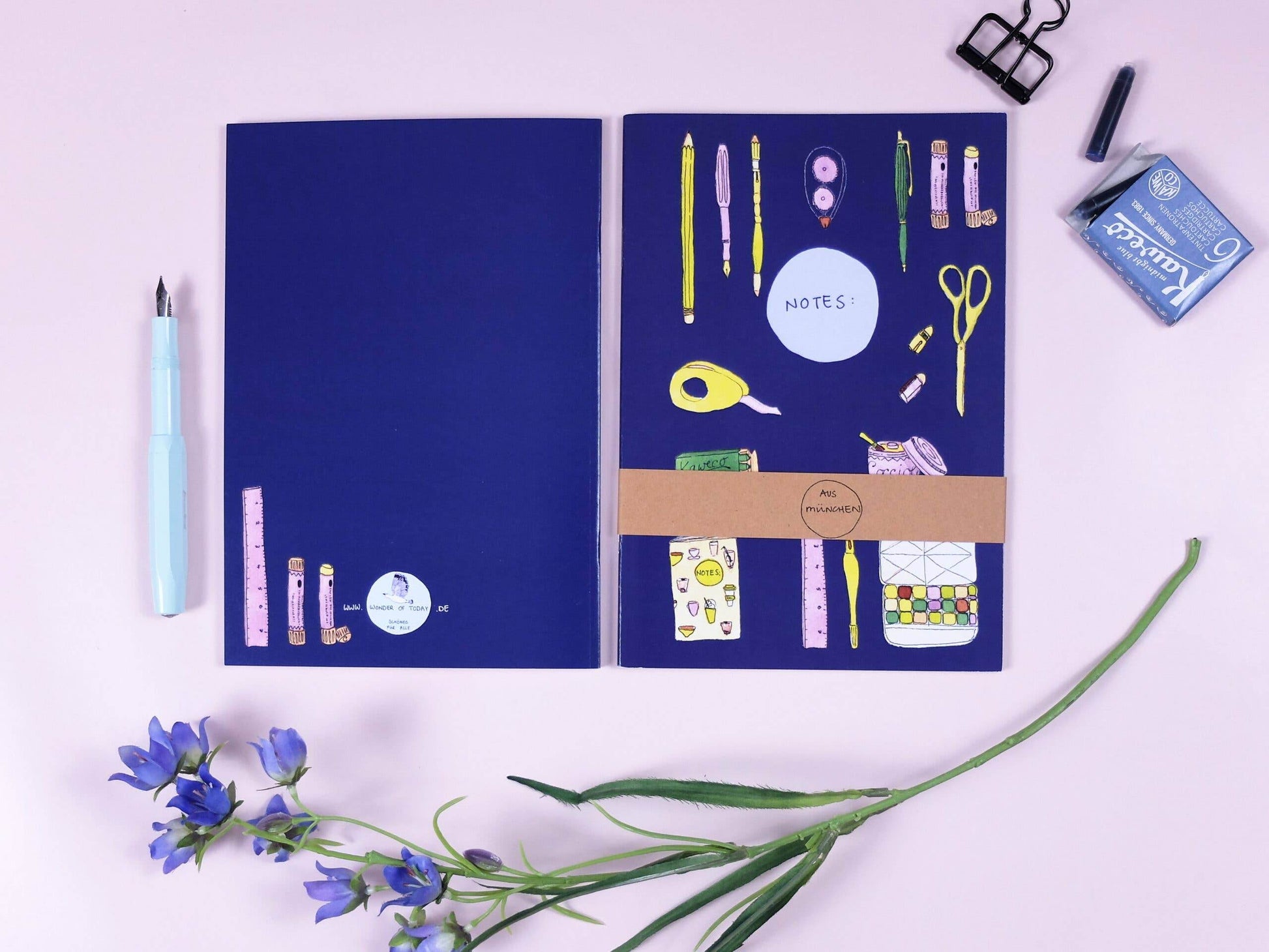 Wonder Of Today - Notitieboek voor schrijfwaren A5 - The Dreamer's Bookshop.