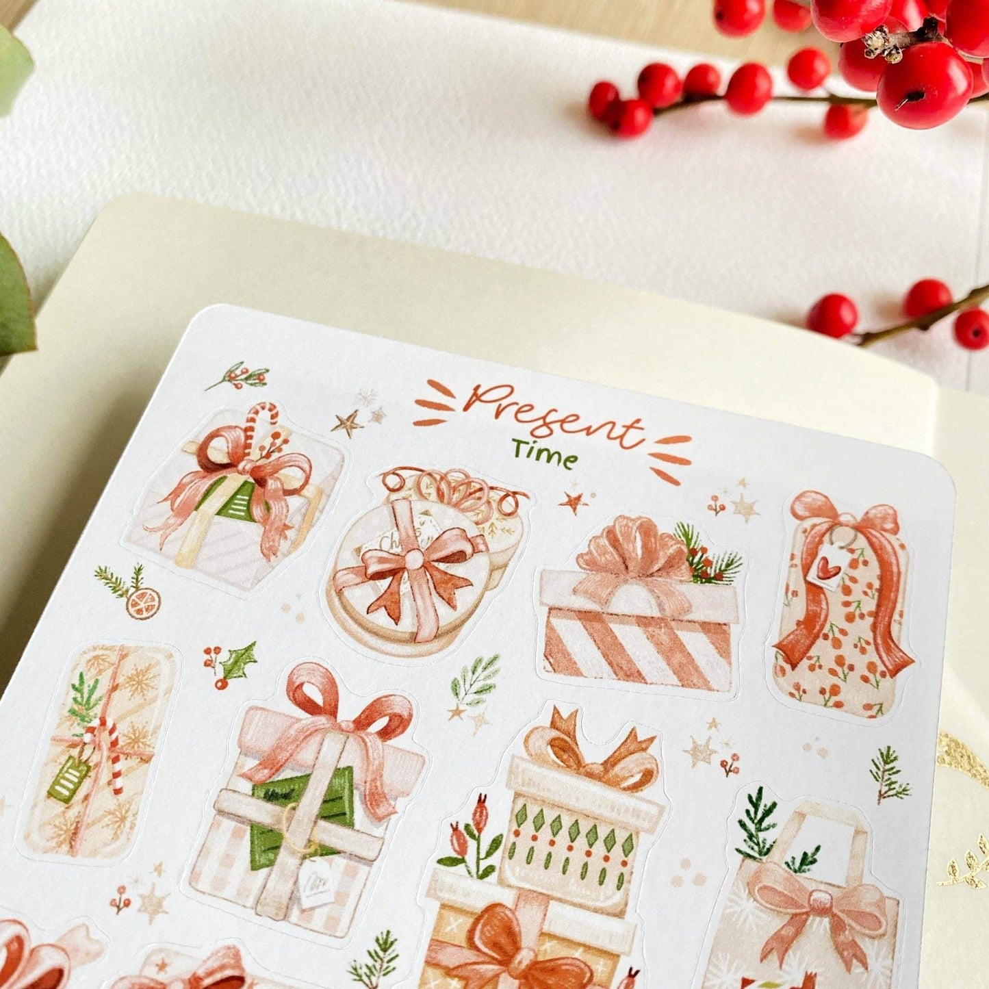 LETTOOn - Stickervel - Cadeautjes Tijd - The Dreamer's Bookshop.