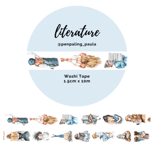 Literatuur - Washi Tape - The Dreamer's Bookshop.