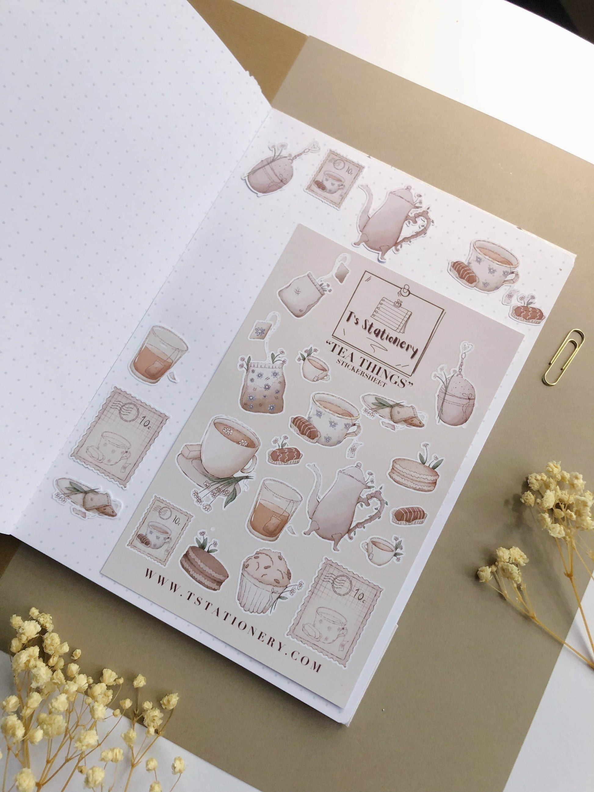 T's Stationery - „Theedingen” - The Dreamer's Bookshop.